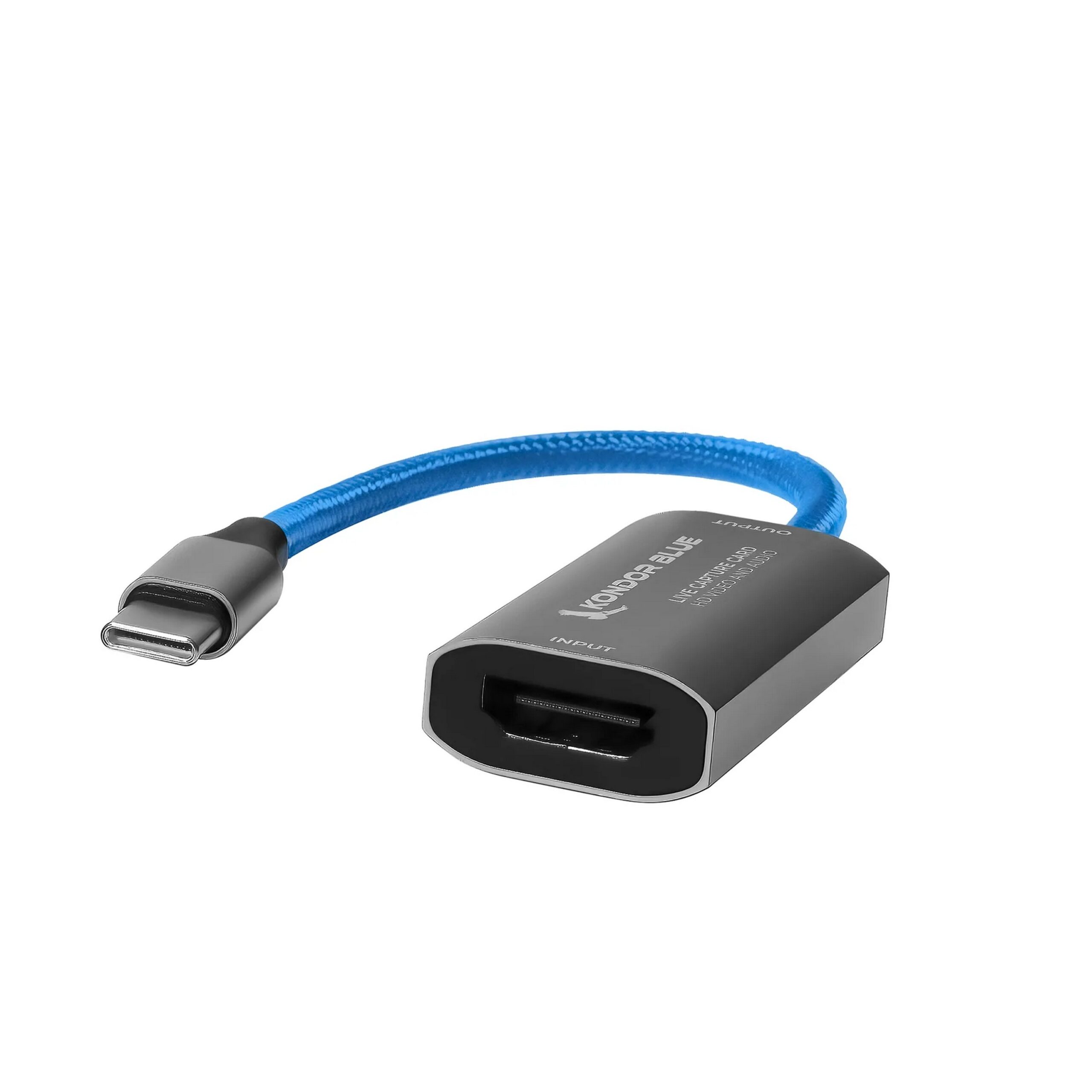 Kondor Blue High - Performance HDMI to USB - C Video Capture Card for Multiple Systems