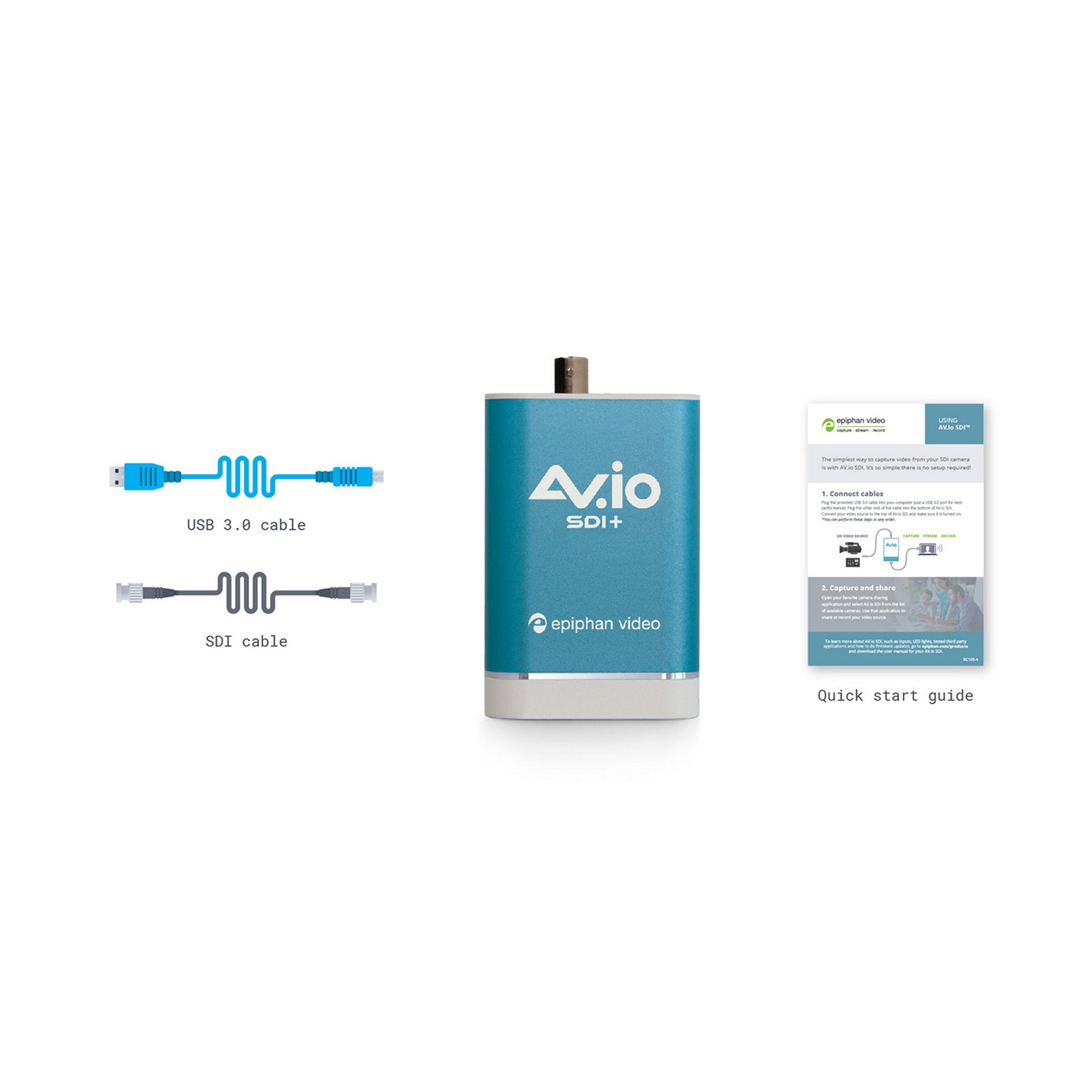 Epiphan AV.io SDI+ High - performance SDI to USB 1080p Video Capture Device