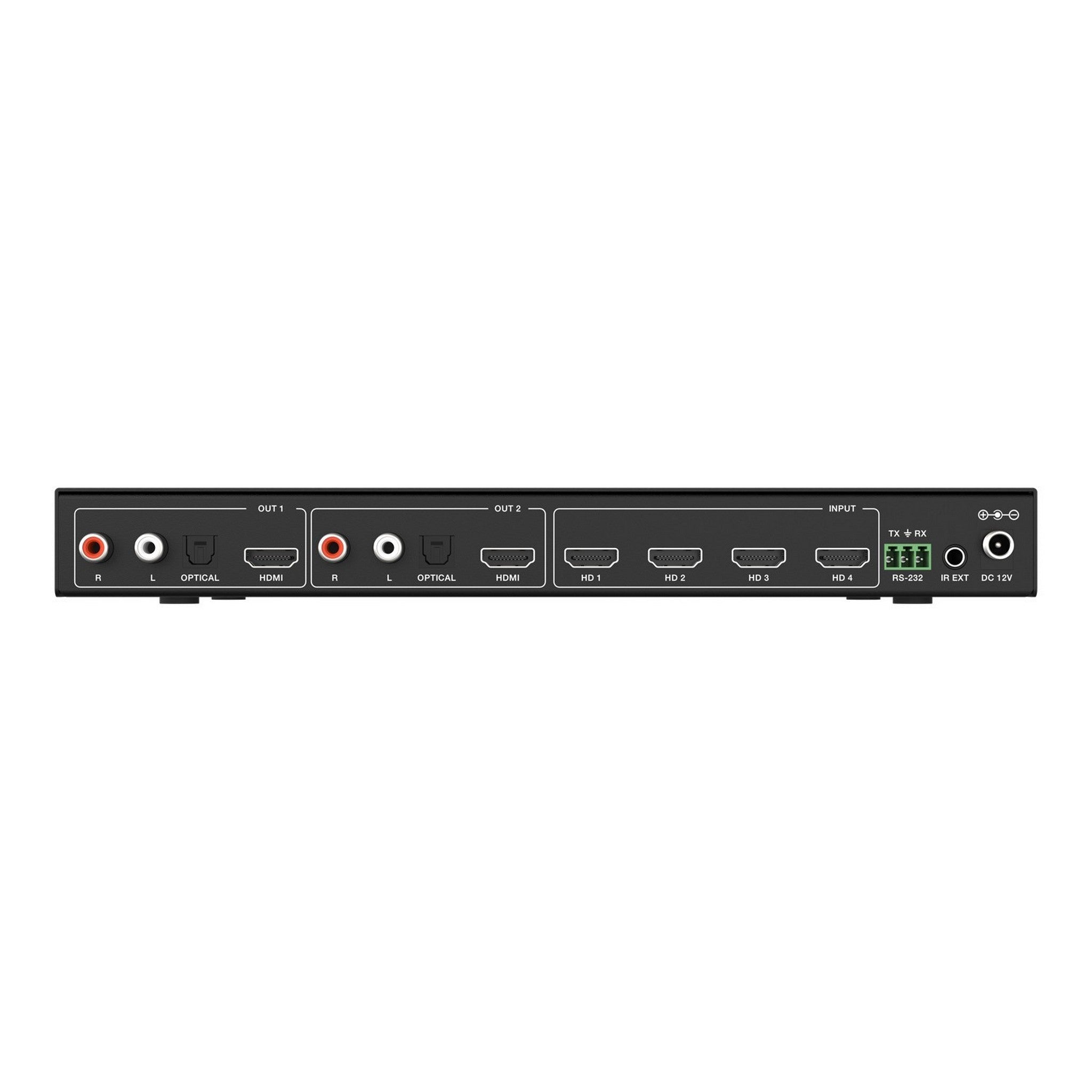 BZBGEAR Professional 4x2 Quad Multi-Viewer 4K60 18Gbps Ultra HD Video Matrix Switcher
