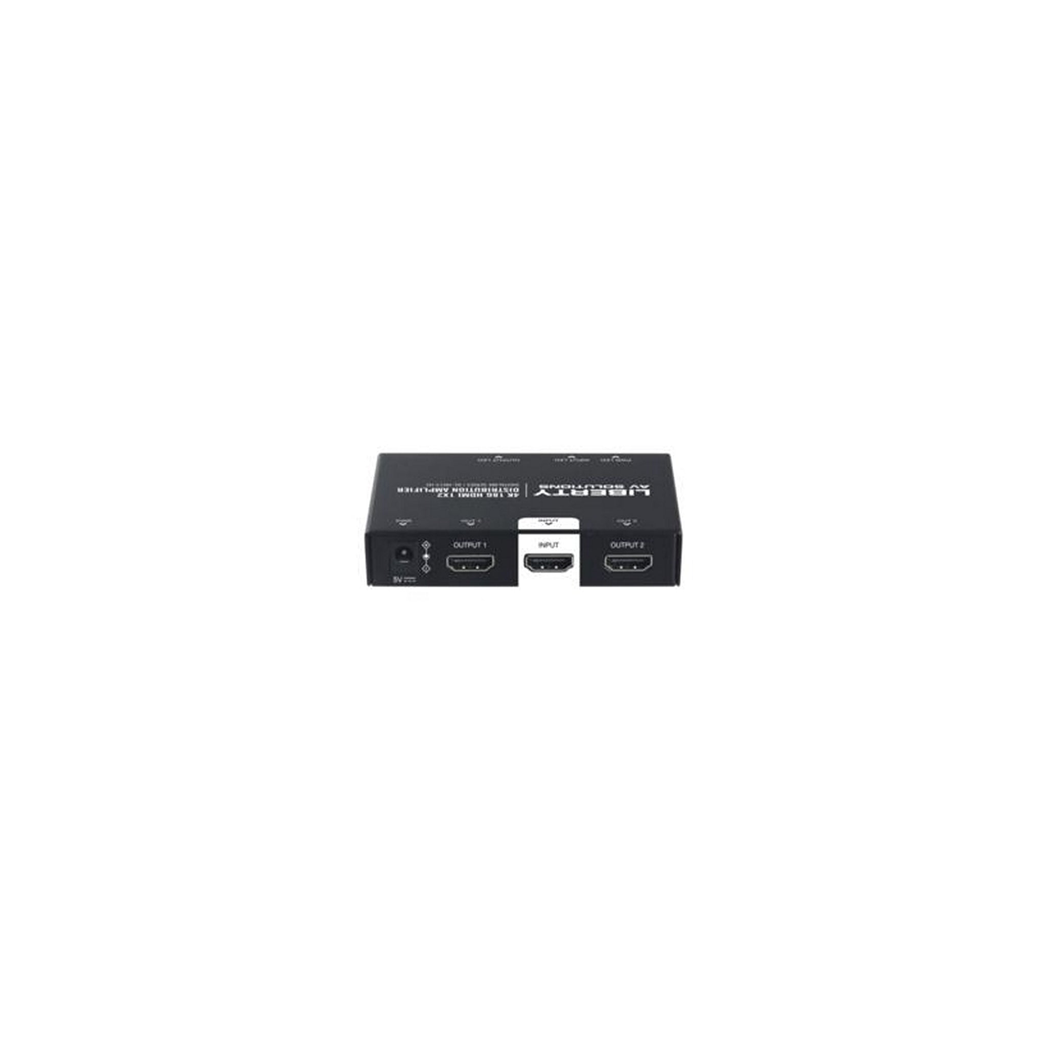 DigitaLinx DL-HD12-H2 High-Speed 18G 4K60 4:4:4 1 Input 2 Output HDMI Video Splitter Device