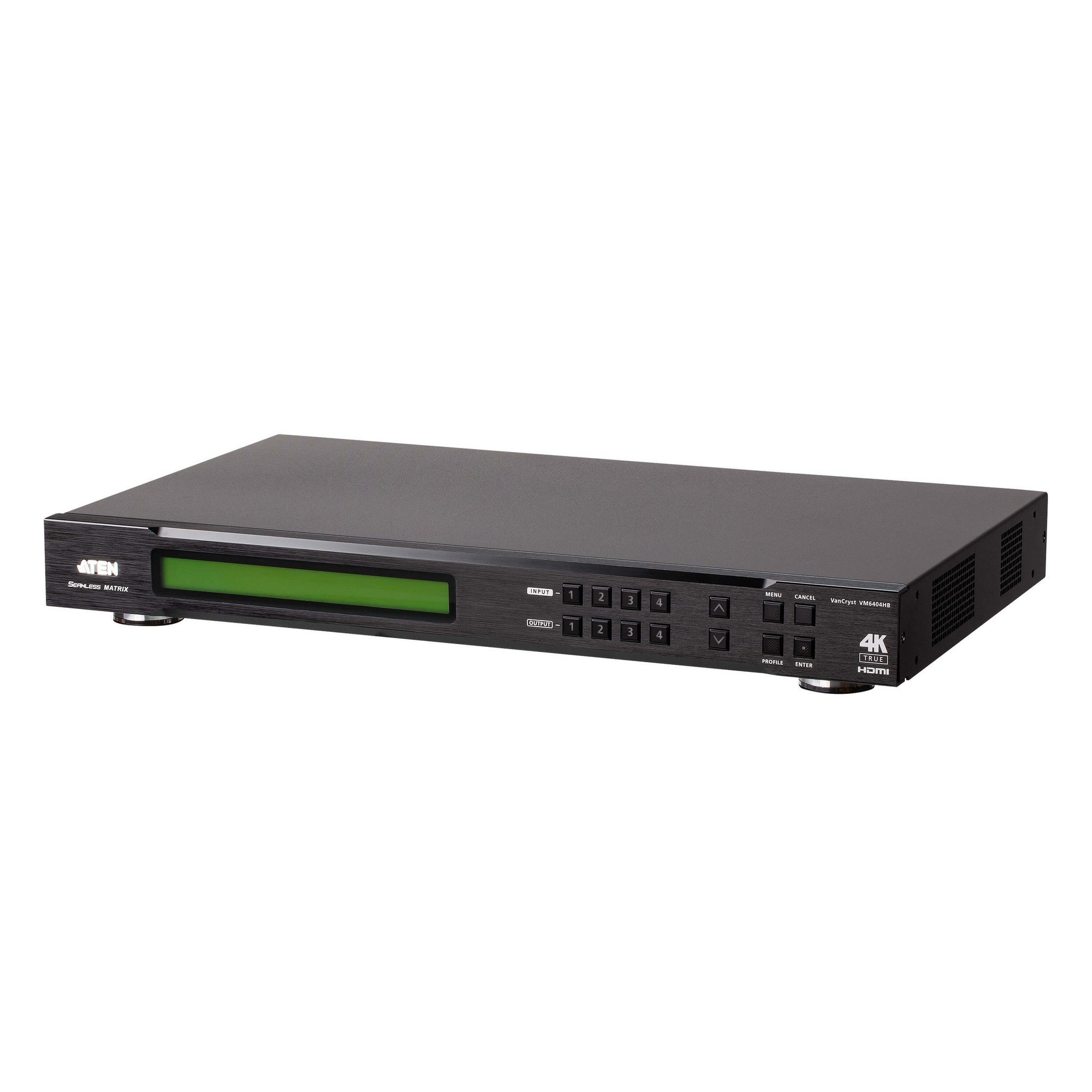 ATEN VM6404HB: 4x4 True 4K HDMI Matrix Switch with Scaler and HDR Support
