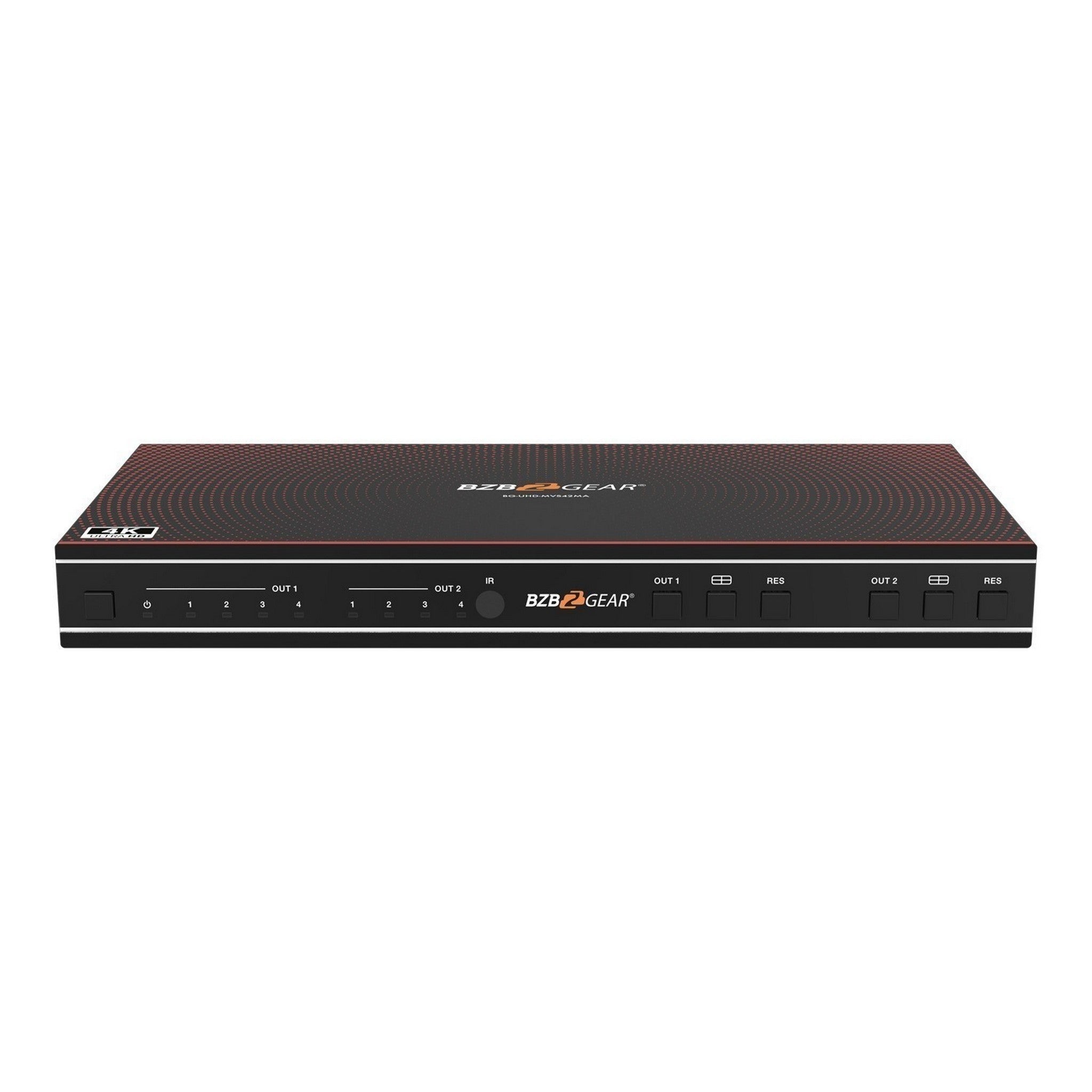 BZBGEAR Professional 4x2 Quad Multi-Viewer 4K60 18Gbps Ultra HD Video Matrix Switcher