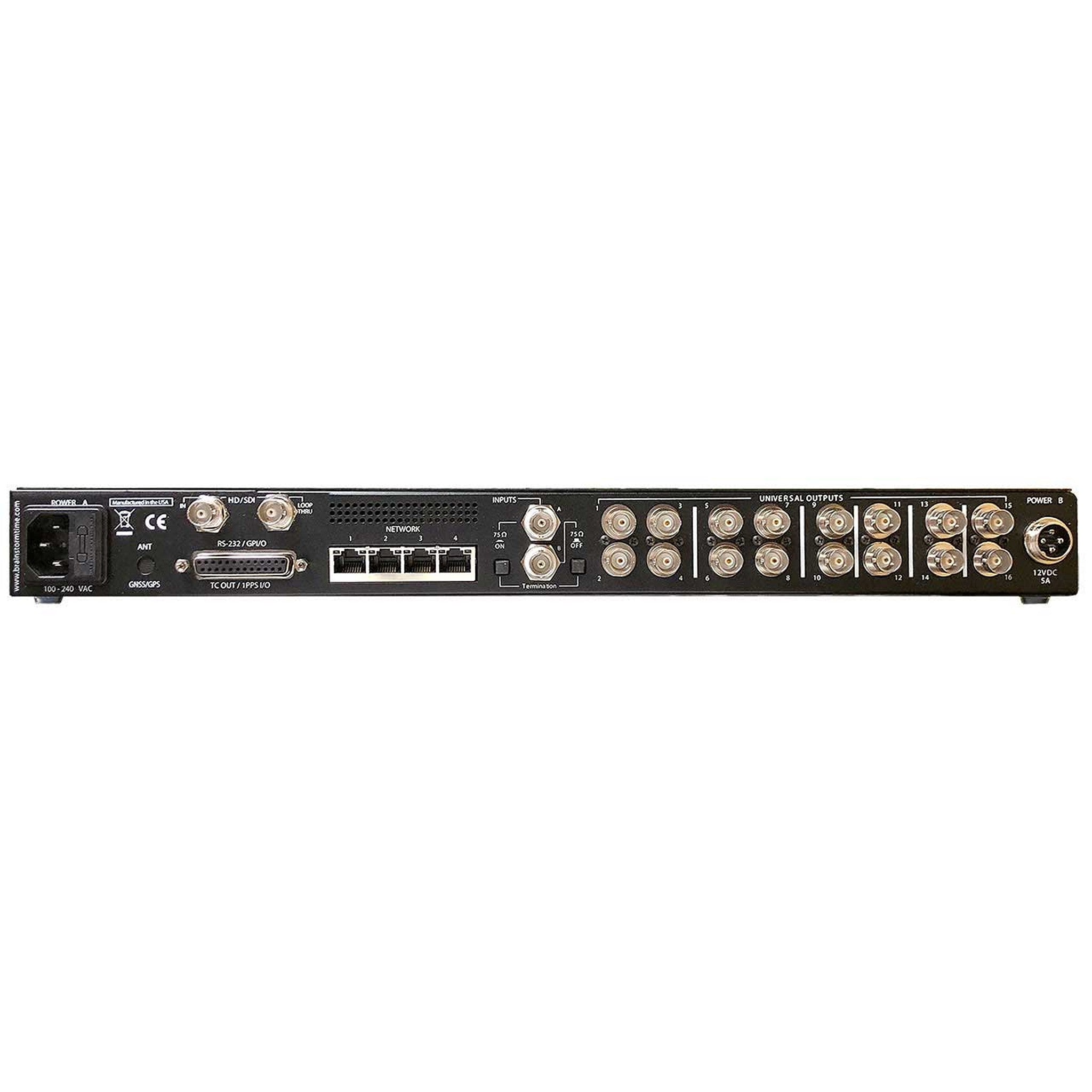 High-Performance Brainstorm DXD-16 PTP Universal Grandmaster Clock with GPS Function