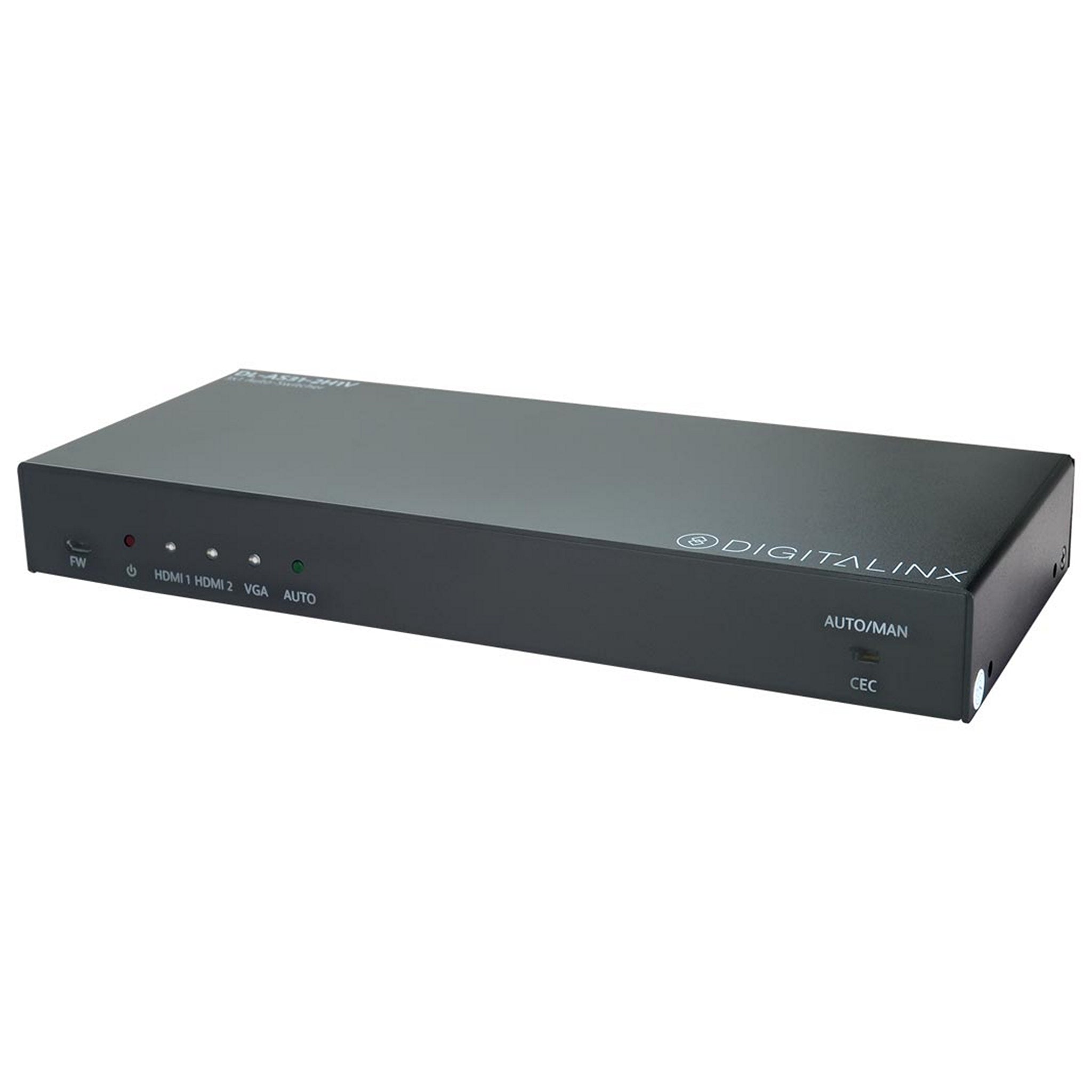 DigitaLinx Digital Multiformat DL-AS31-2H1V 3 x 1 HDMI and VGA Automatic Signal Switcher Device