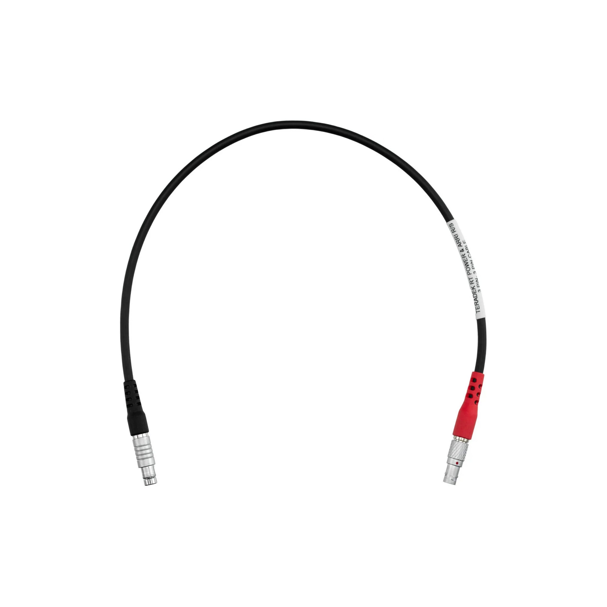 Teradek Power Cable for MDR.S - 3-Pin Connector to 3-Pin Connector, 0.4-Meter Length