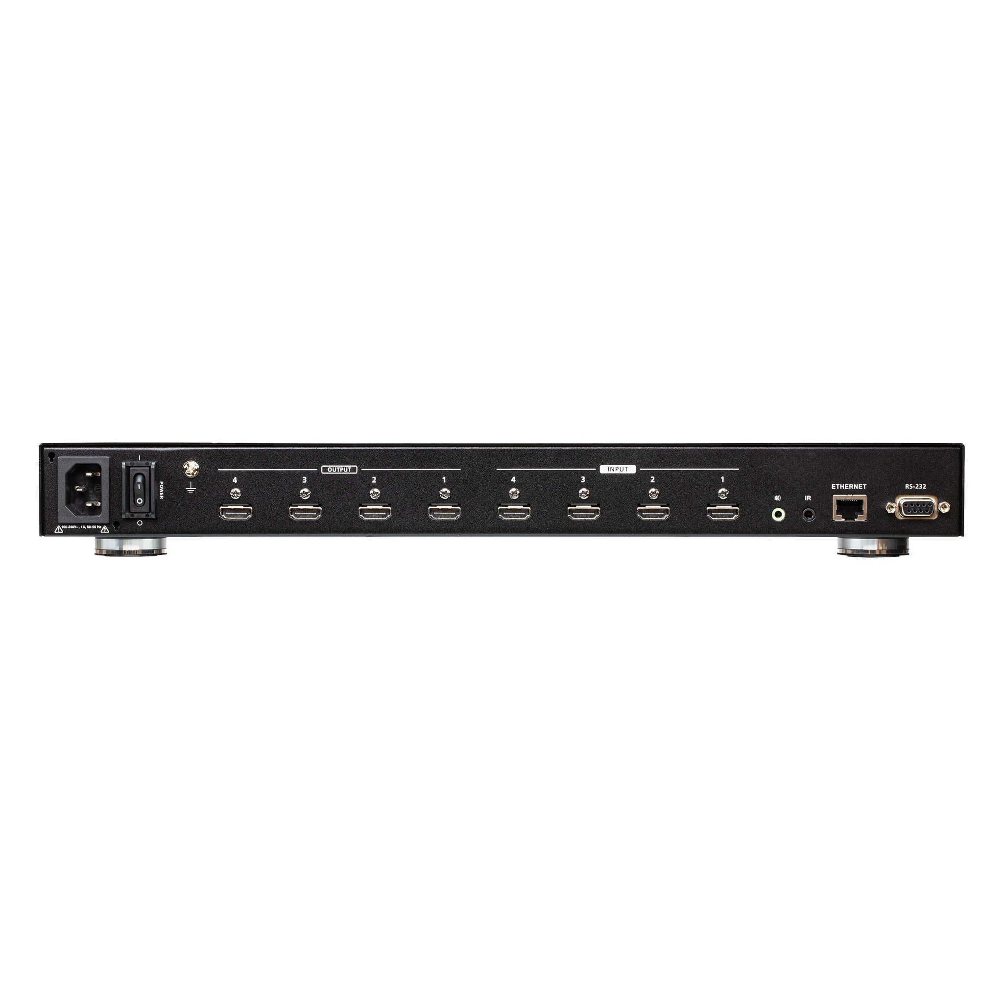 ATEN VM6404HB: 4x4 True 4K HDMI Matrix Switch with Scaler and HDR Support