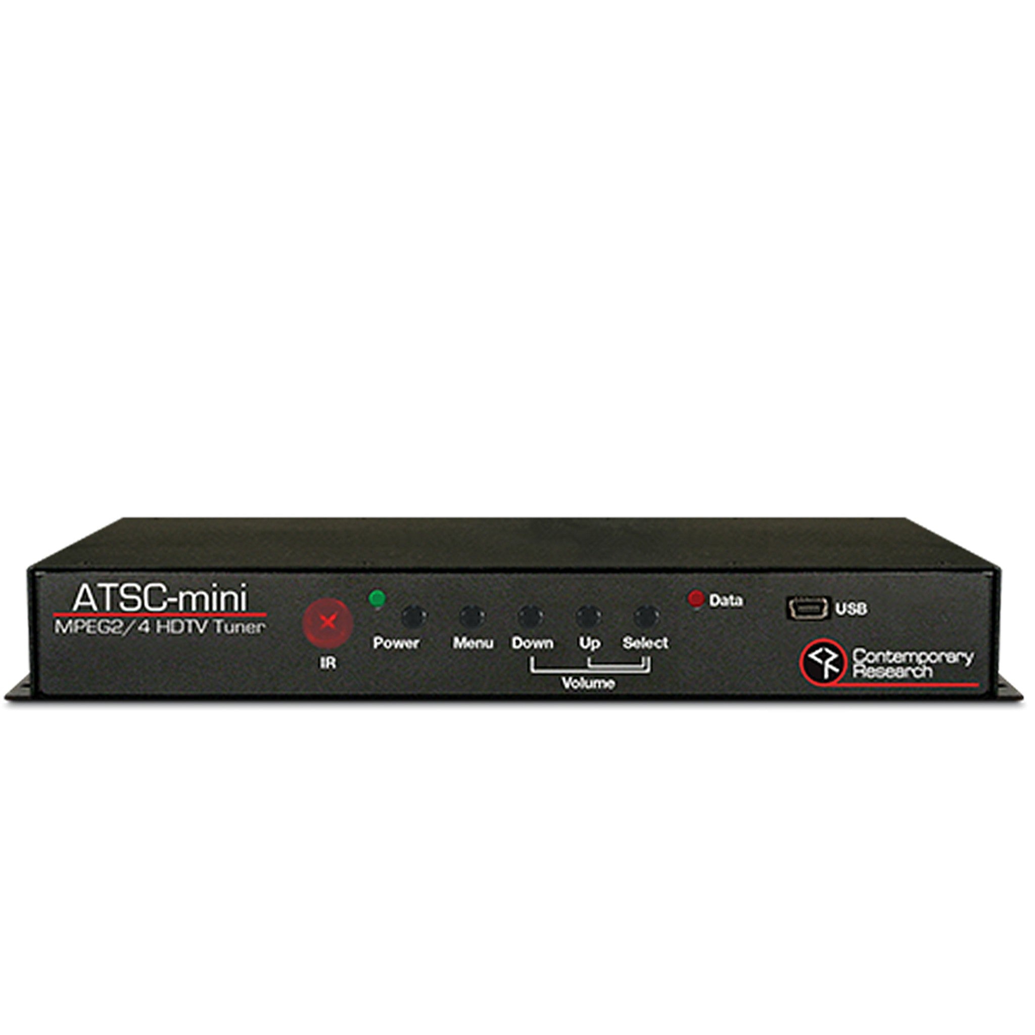 Contemporary Research Modern ATSC Mini High - Definition Television Tuner with Mounting Wings for CATV Systems