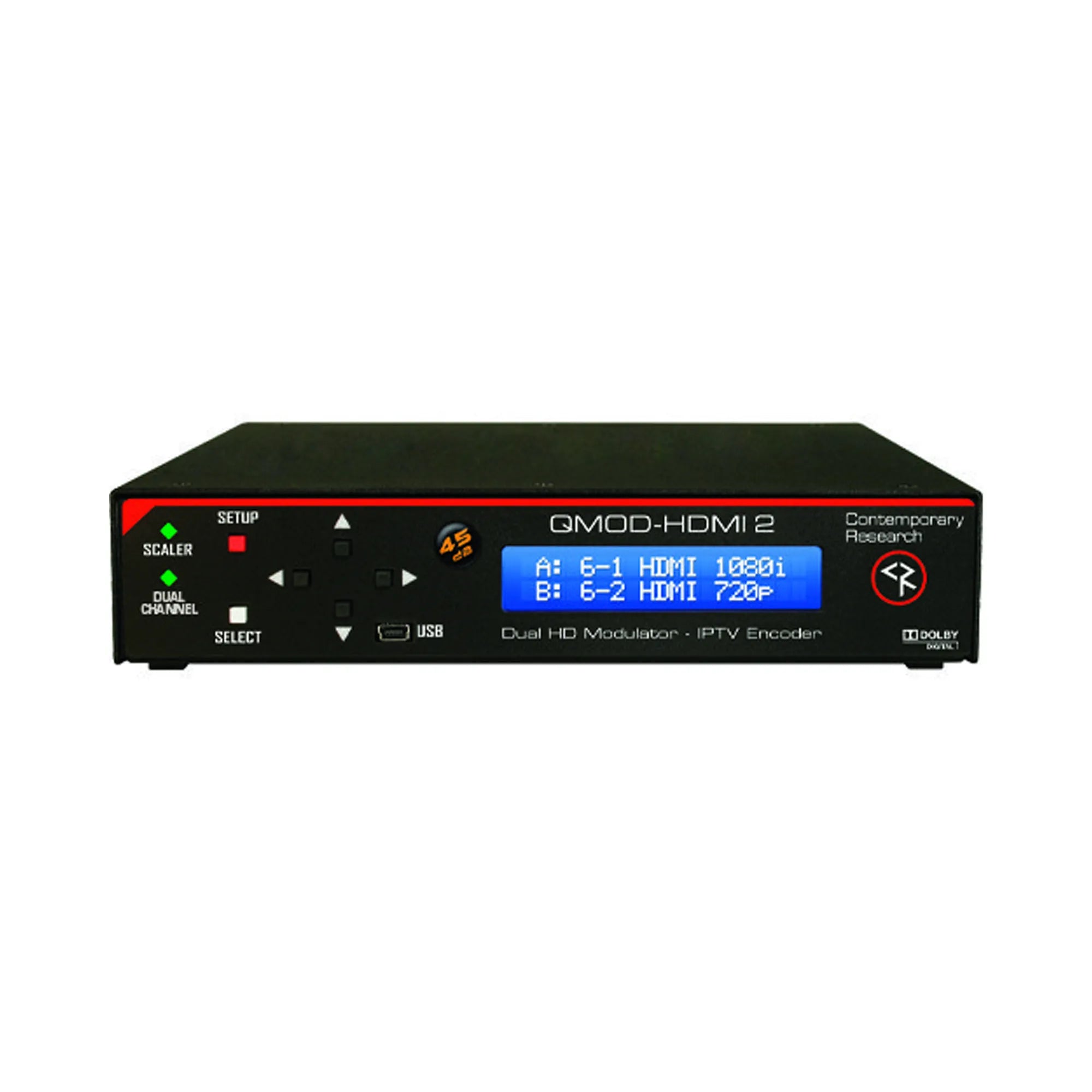 Advanced Contemporary Research QMOD - HDMI2 Dual - Channel RF/IPTV Encoder for High - Quality Streaming