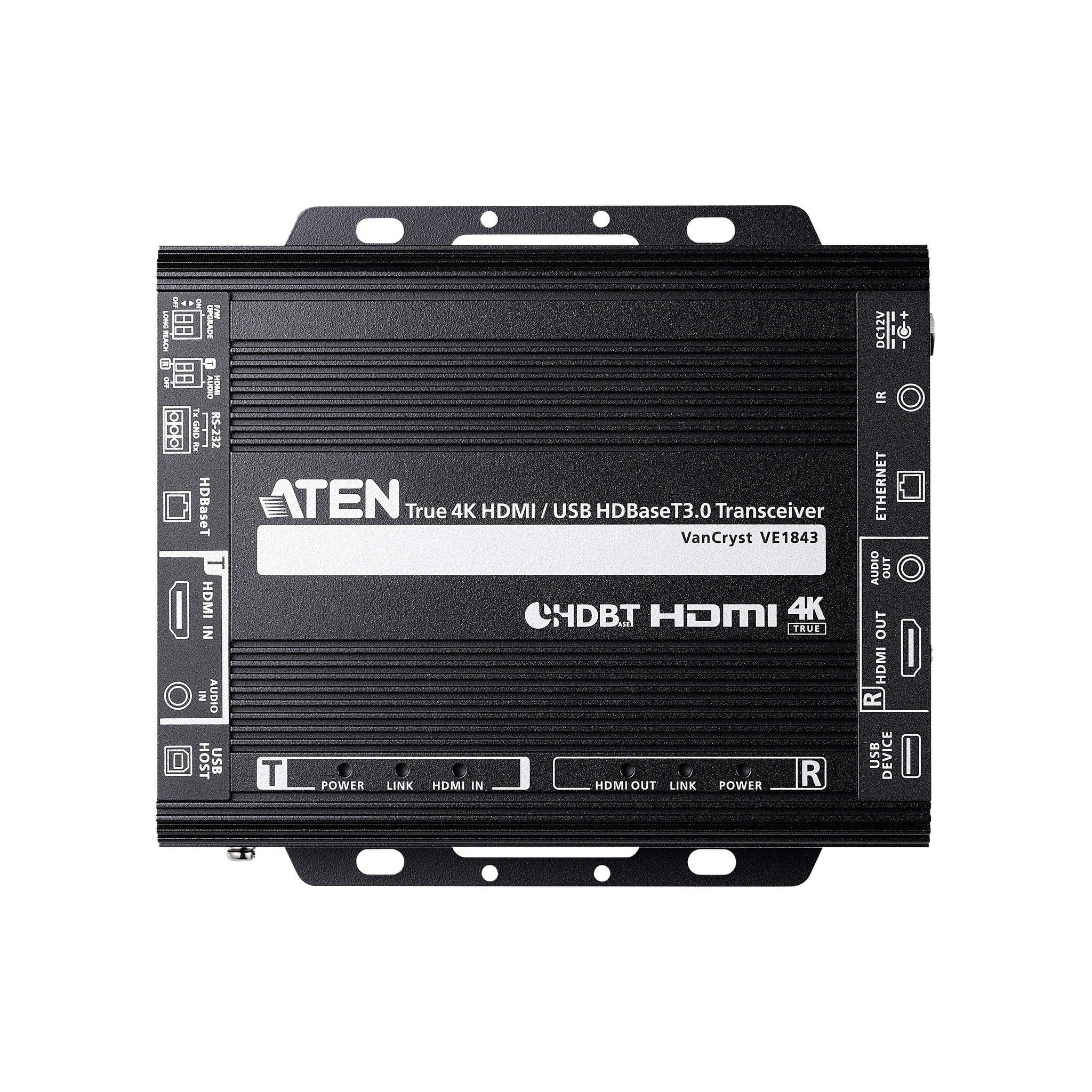 ATEN VE1843: 4K HDMI/USB HDBaseT 3.0 Zero - Latency Video Transceiver