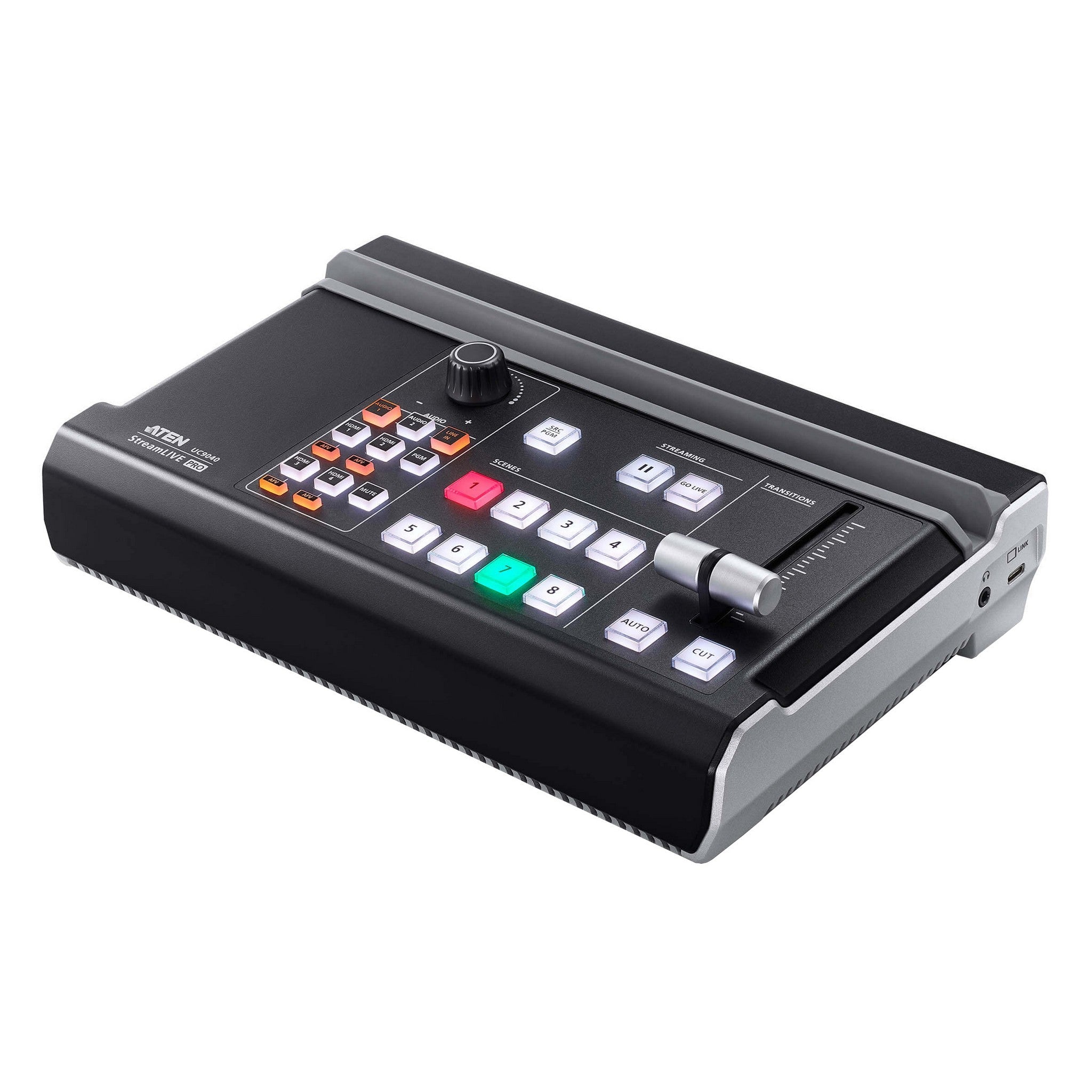 ATEN UC9040 StreamLIVE PRO All-In-One Multi-Channel Audio/Video Mixing Device for High-Quality Live Streaming