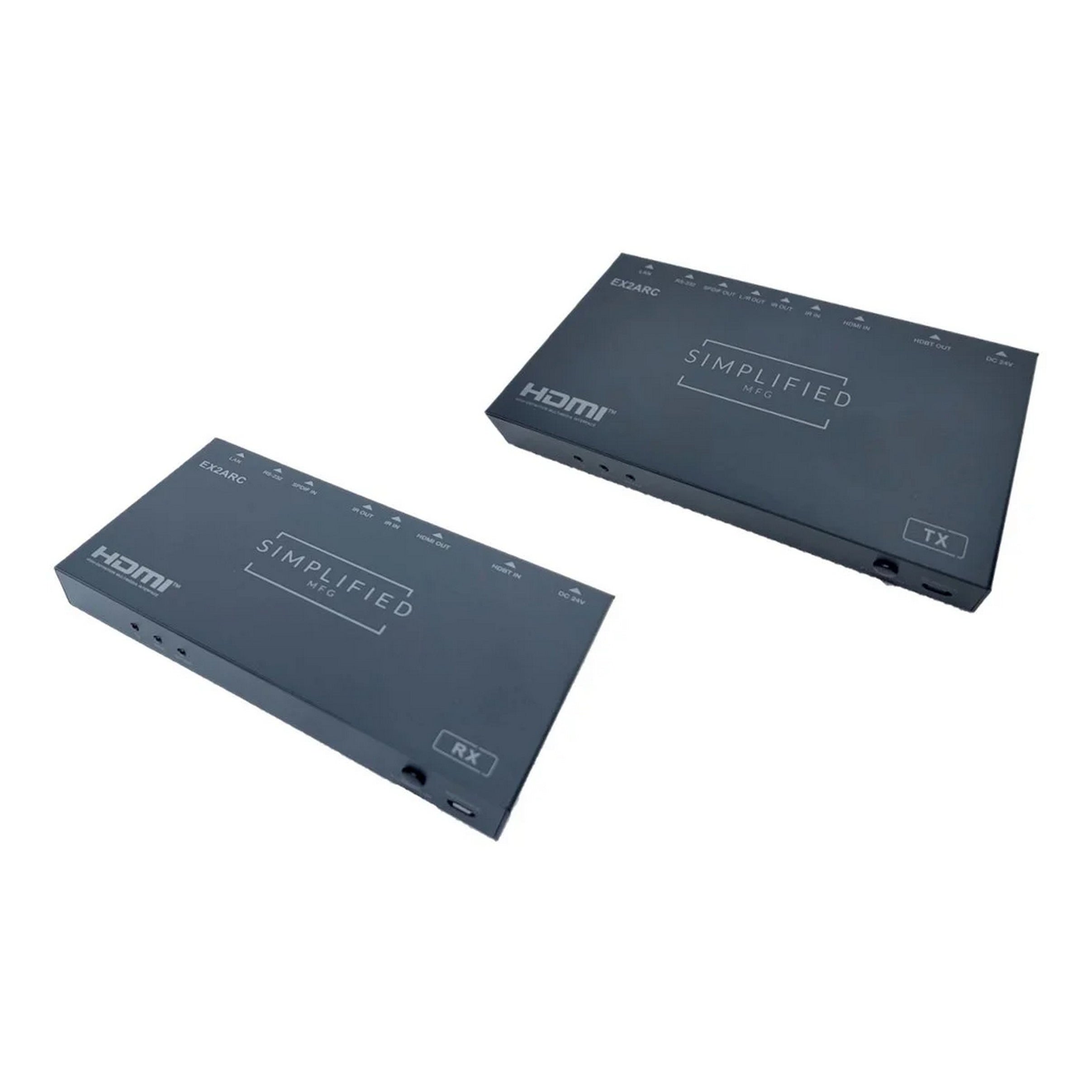 Simplified Manufacturing EX2ARC 4K HDMI/Cat6/Cat 5e 18Gbps High - Performance Signal Extender