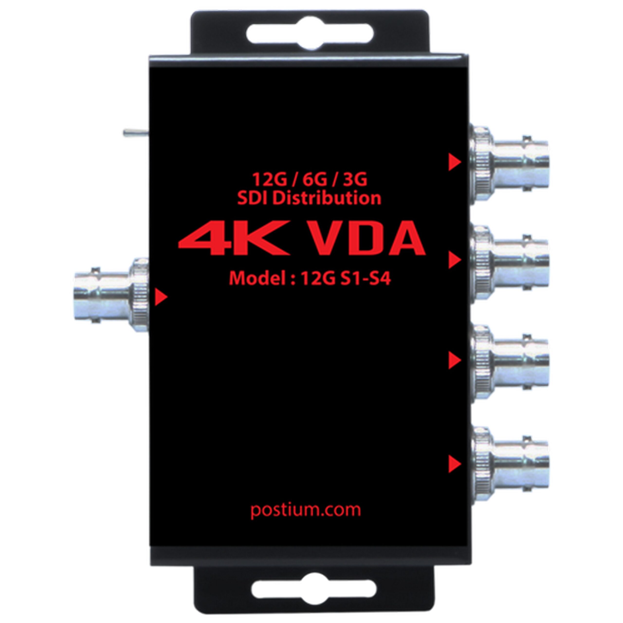 Postium 12G S1 - S4 4K VDA 12G - SDI 4 - Output Video Distributor