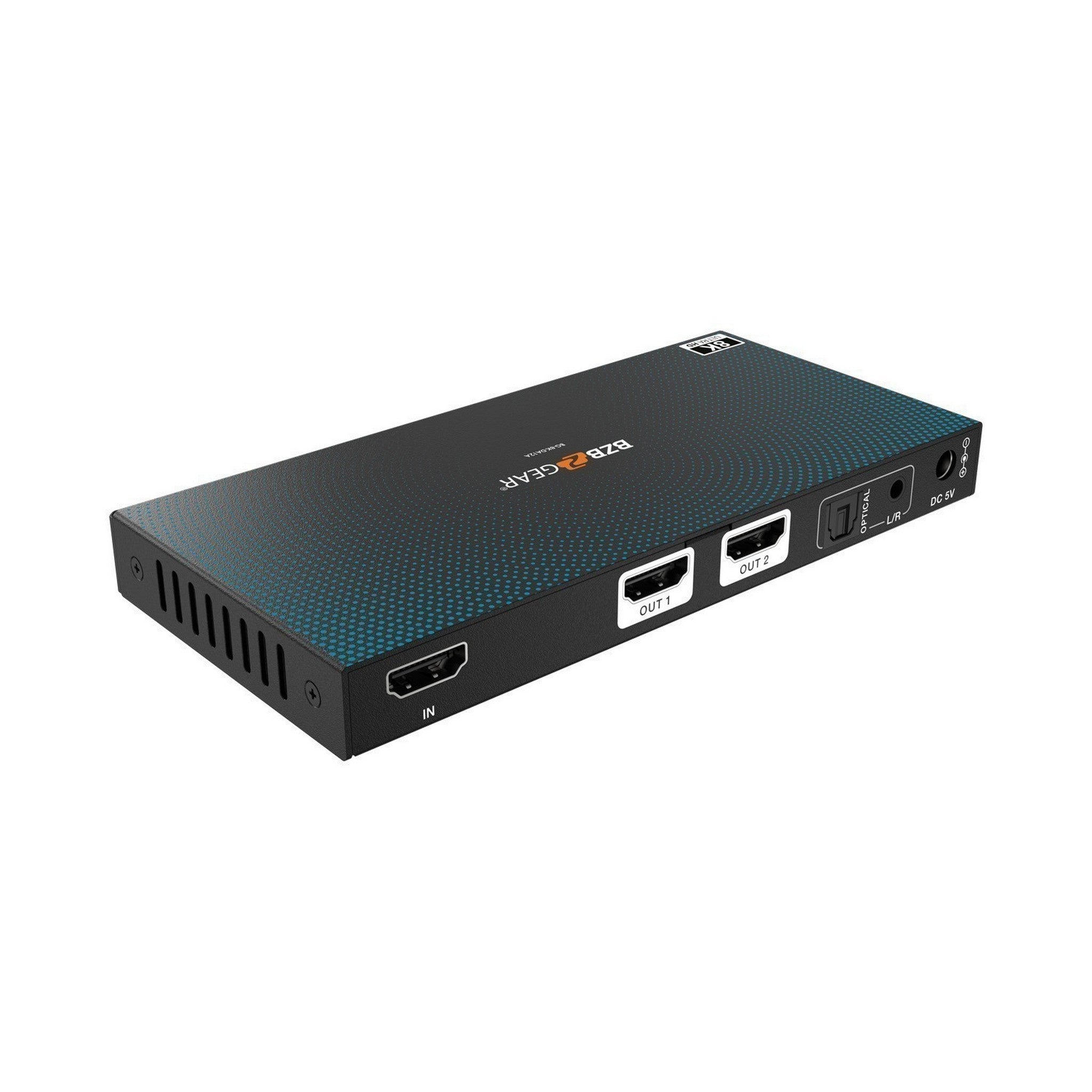 BZBGEAR 8K@60Hz UHD HDMI2.1 1x2 Splitter BG - 8K - DA12A