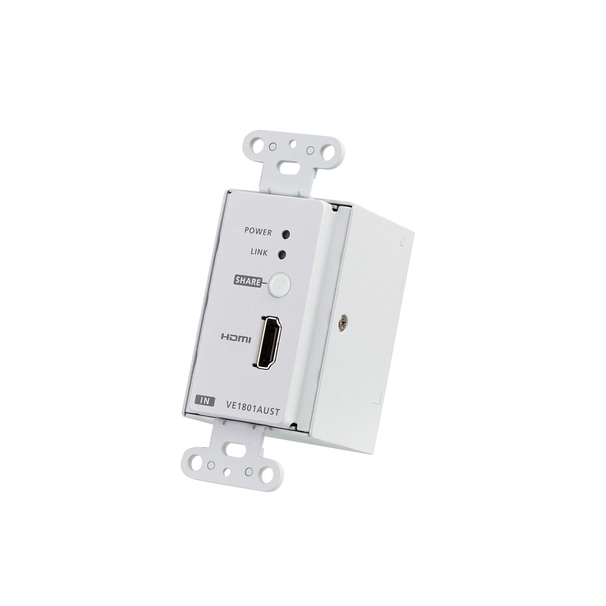ATEN VE1801AUST 4K HDMI HDBaseT-Lite Transmitter with US Wall Plate & PoH