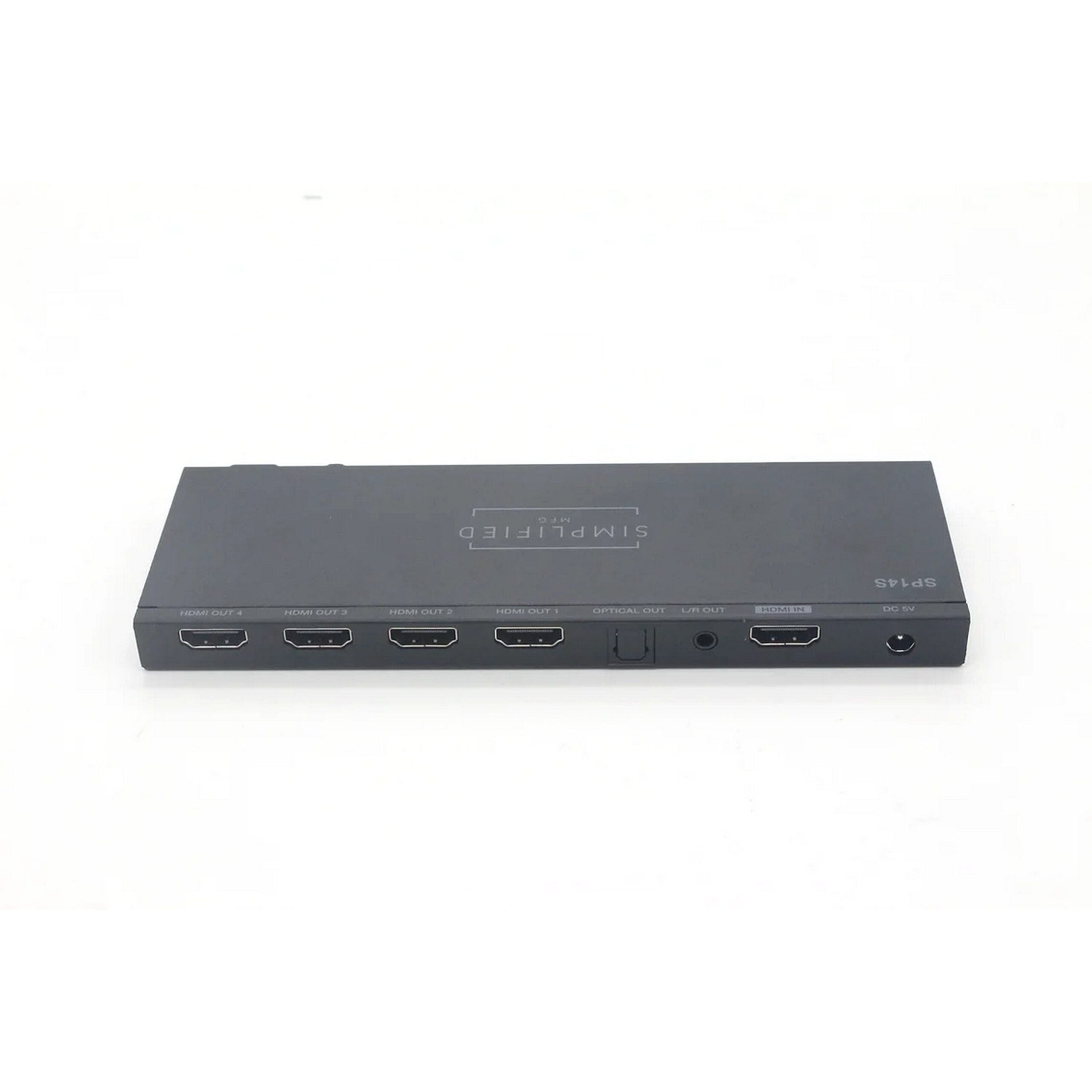Advanced Simplified MFG SP14S 1 x 4 HDMI Splitter with 18Gbps Speed and Scaling Function for High - Definition Video Distribution