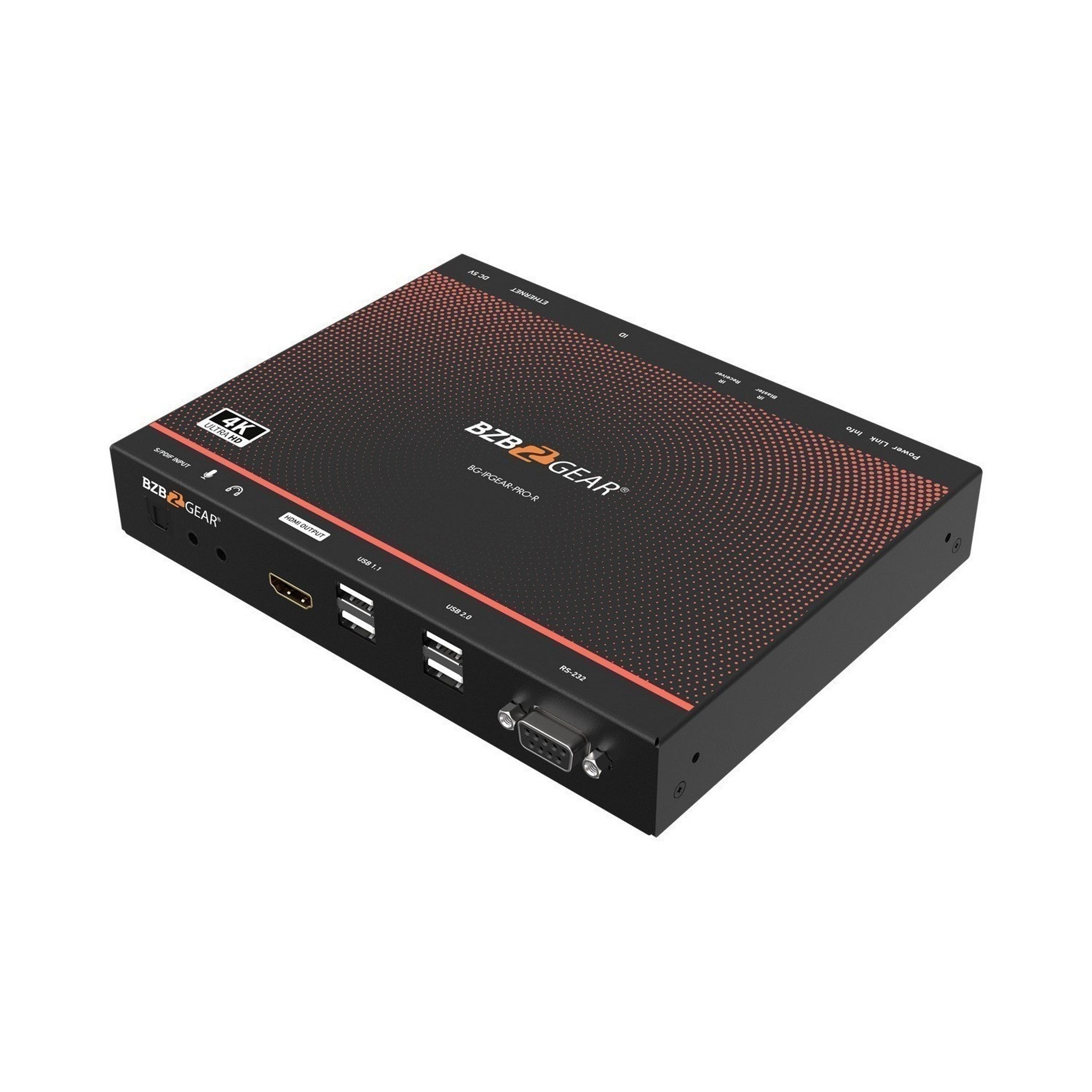 BZBGEAR High - Performance 4K60 UHD HDMI 2.0 over IP Multicast Receiver BG - IPGEAR - PRO - R