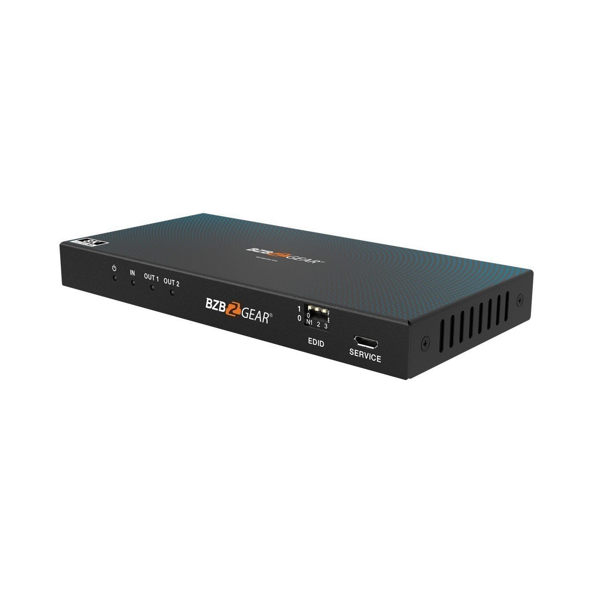 BZBGEAR 8K@60Hz UHD HDMI2.1 1x2 Splitter BG - 8K - DA12A