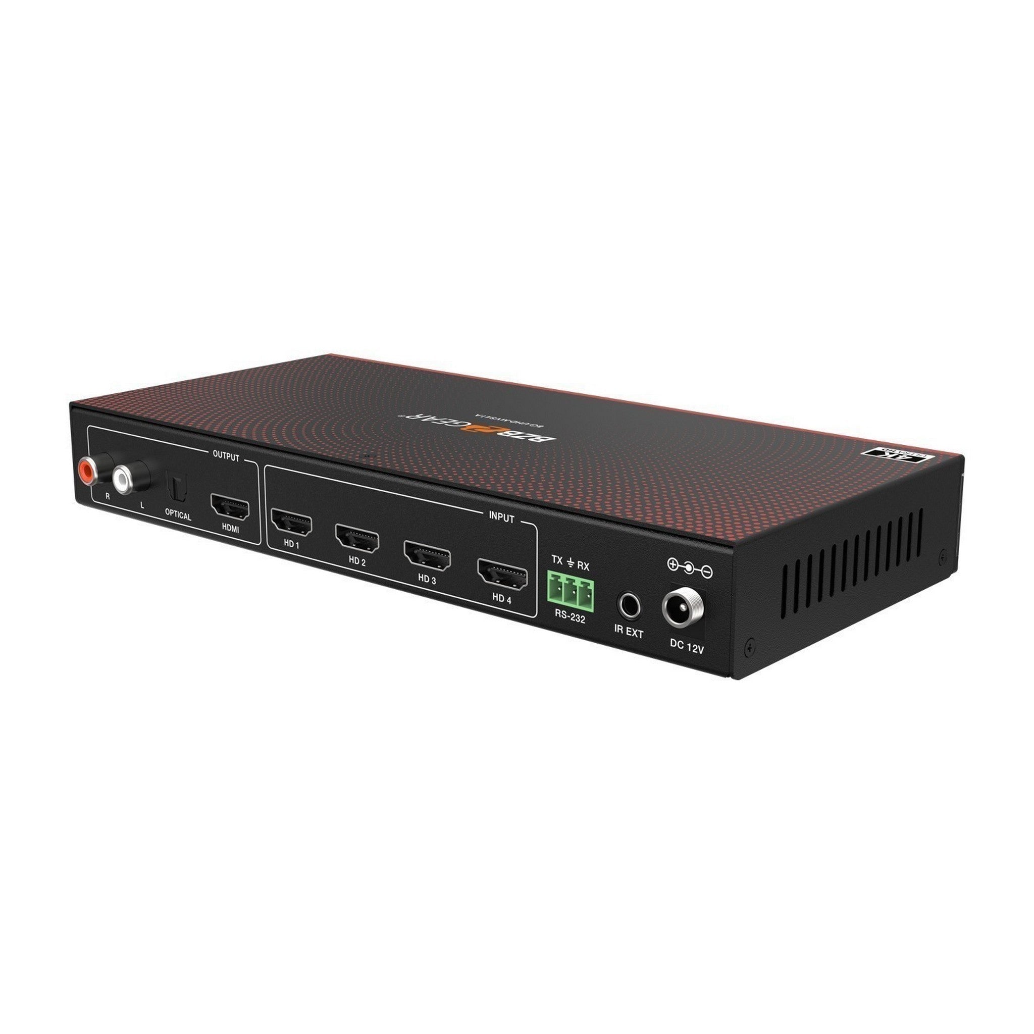 BZBGEAR BG-UHD-MVS41A High-Speed 18Gbps 4K60 4x1 Quad Multi-Viewer Ultra HD Video Switcher Device