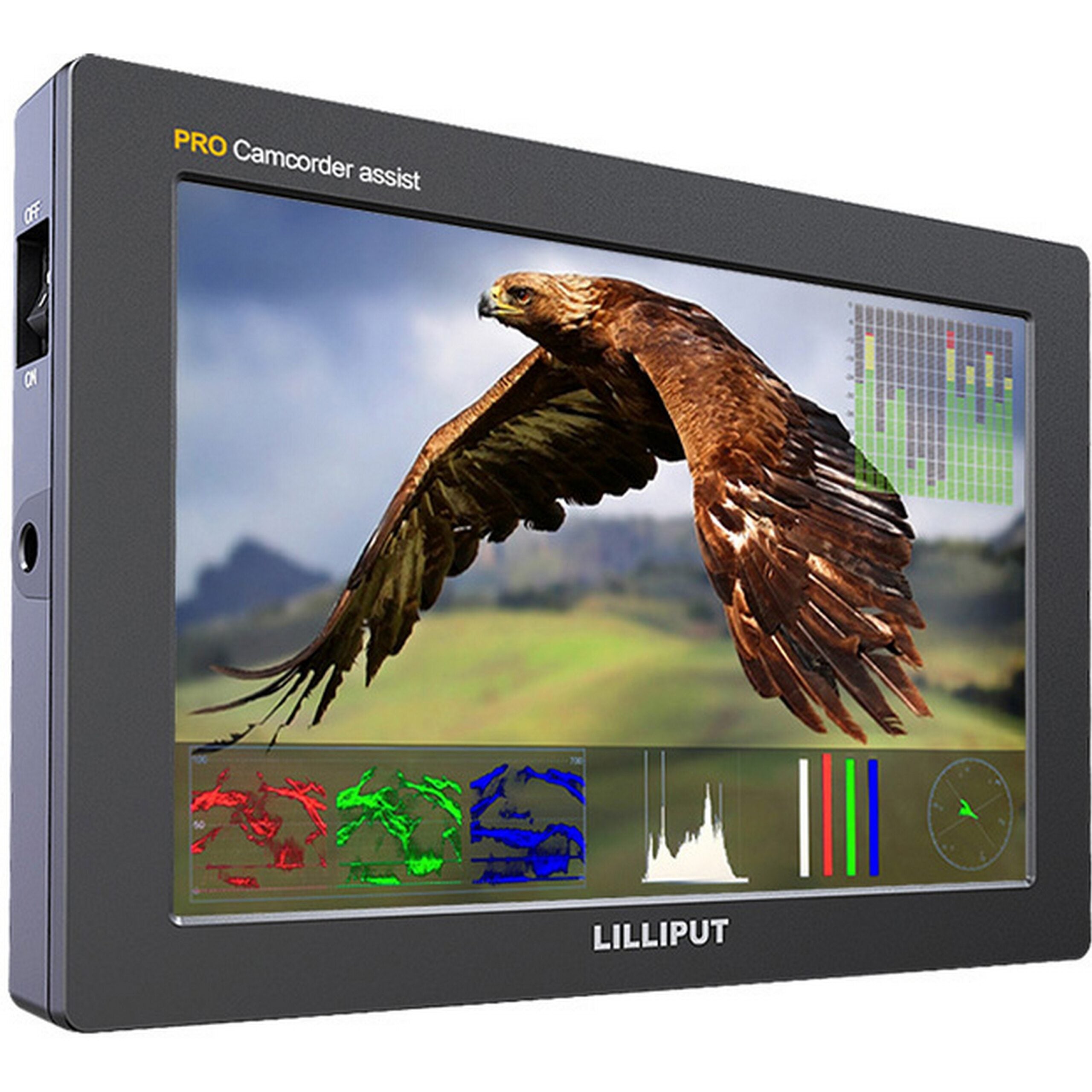 Lilliput Q7 Pro 7-Inch Professional Full HD/SDI and HDMI Video Monitor with High Dynamic Range (HDR) and 3D Look-Up Tables (LUTs)