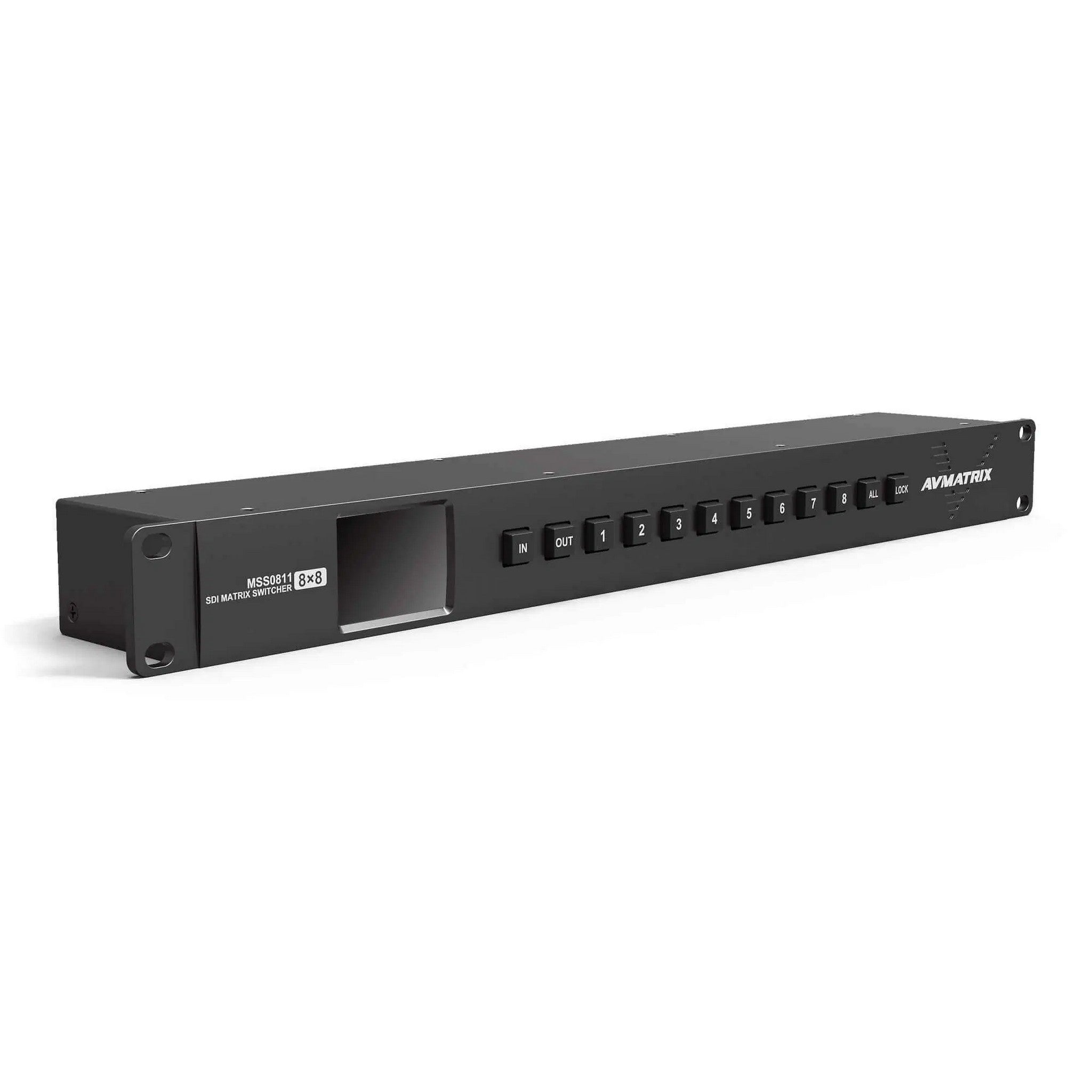 Powerful AVMATRIX 8x8 3G-SDI MSS0811 Matrix Switcher for Diverse Applications