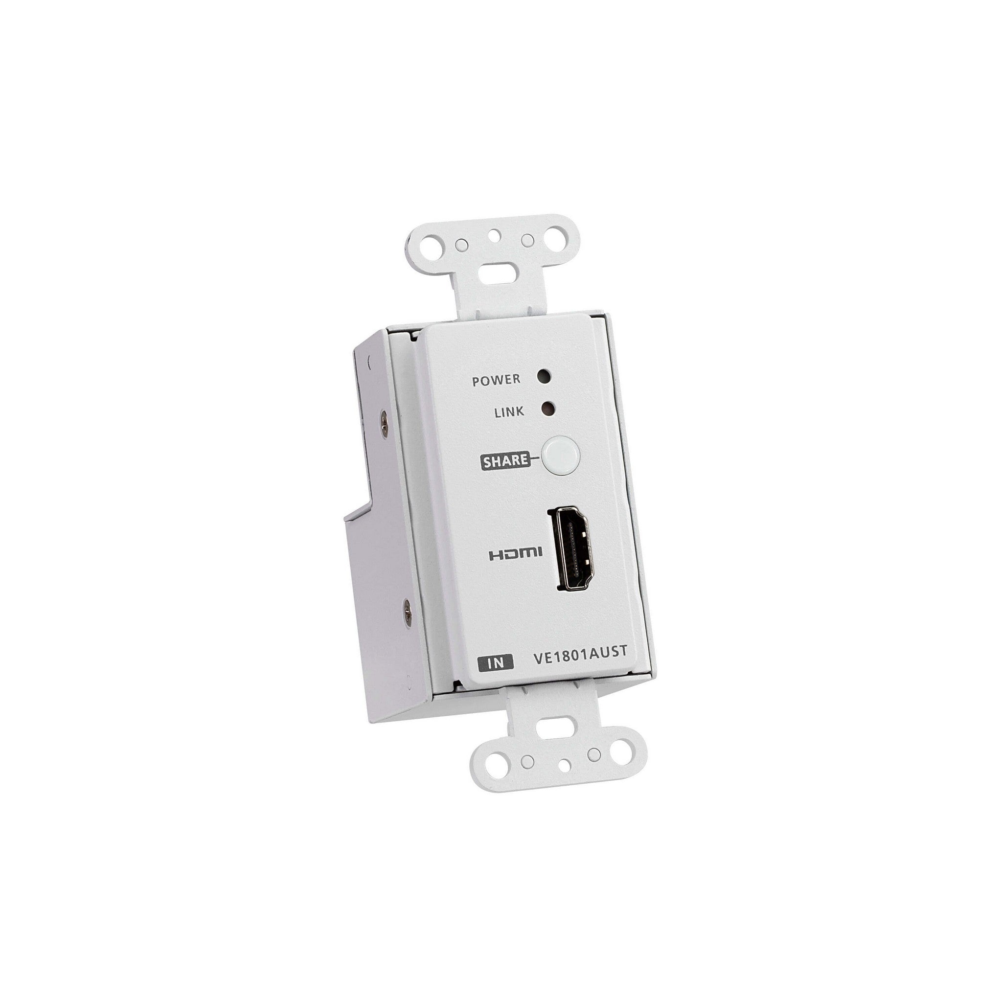 ATEN VE1801AUST 4K HDMI HDBaseT-Lite Transmitter with US Wall Plate & PoH