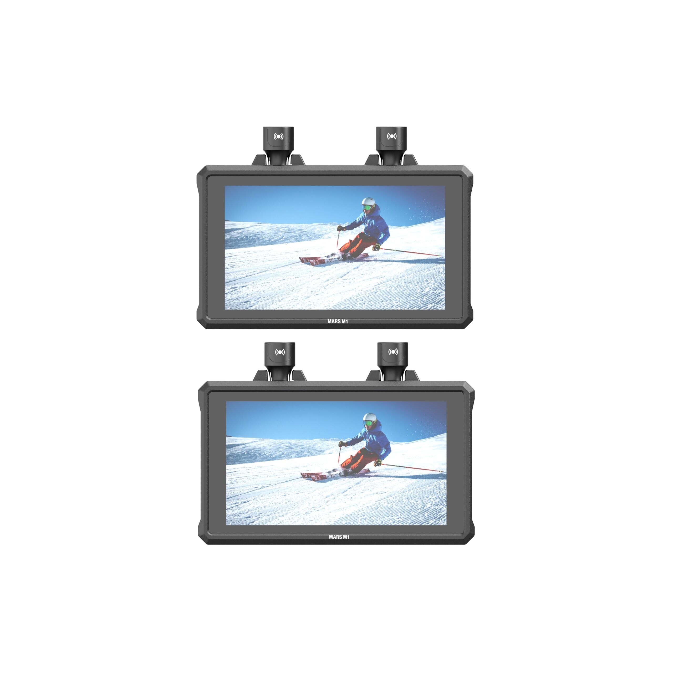 Hollyland Mars M1 Professional 5.5-Inch Video Monitoring System with Built-in Transmitter and Receiver Duo Pack