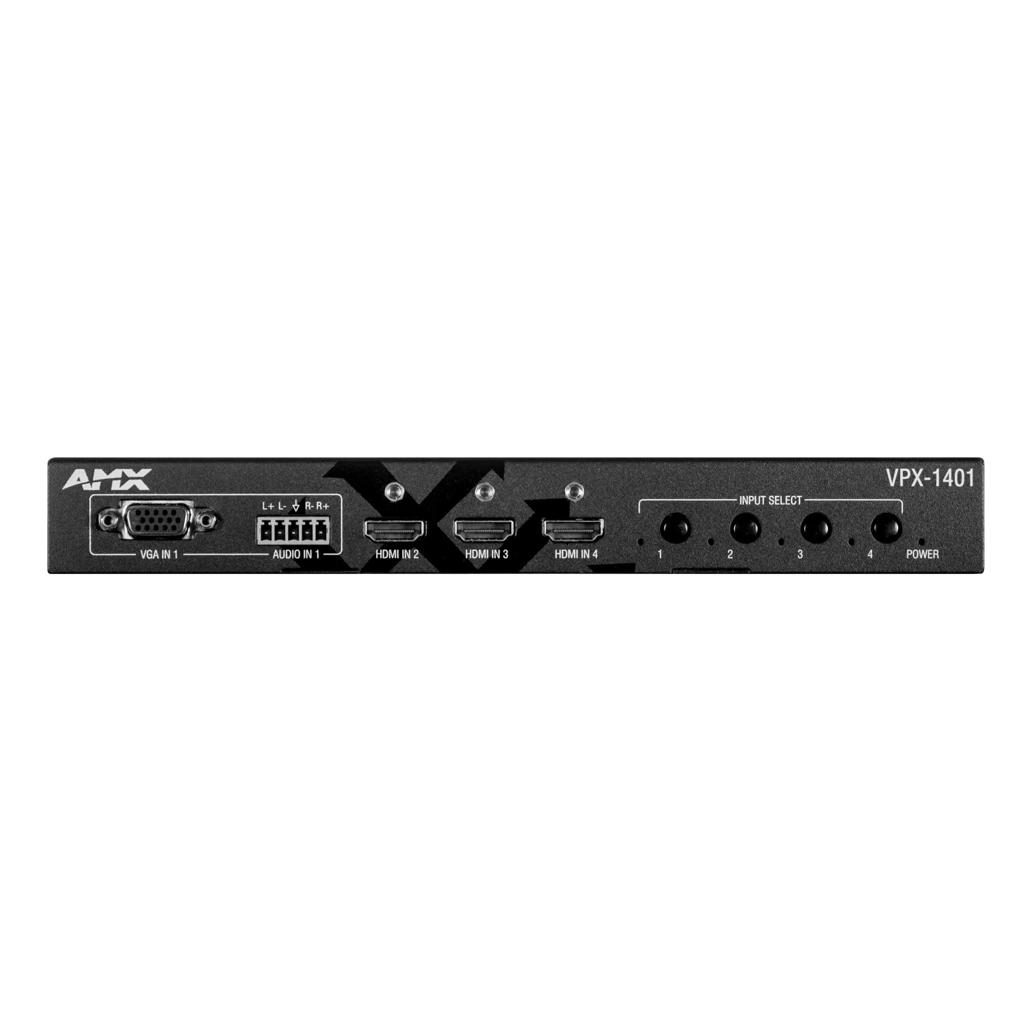 Advanced AMX VPX-1401 4 Input to 1+1 Output 4K60 Resolution Presentation Switching Device