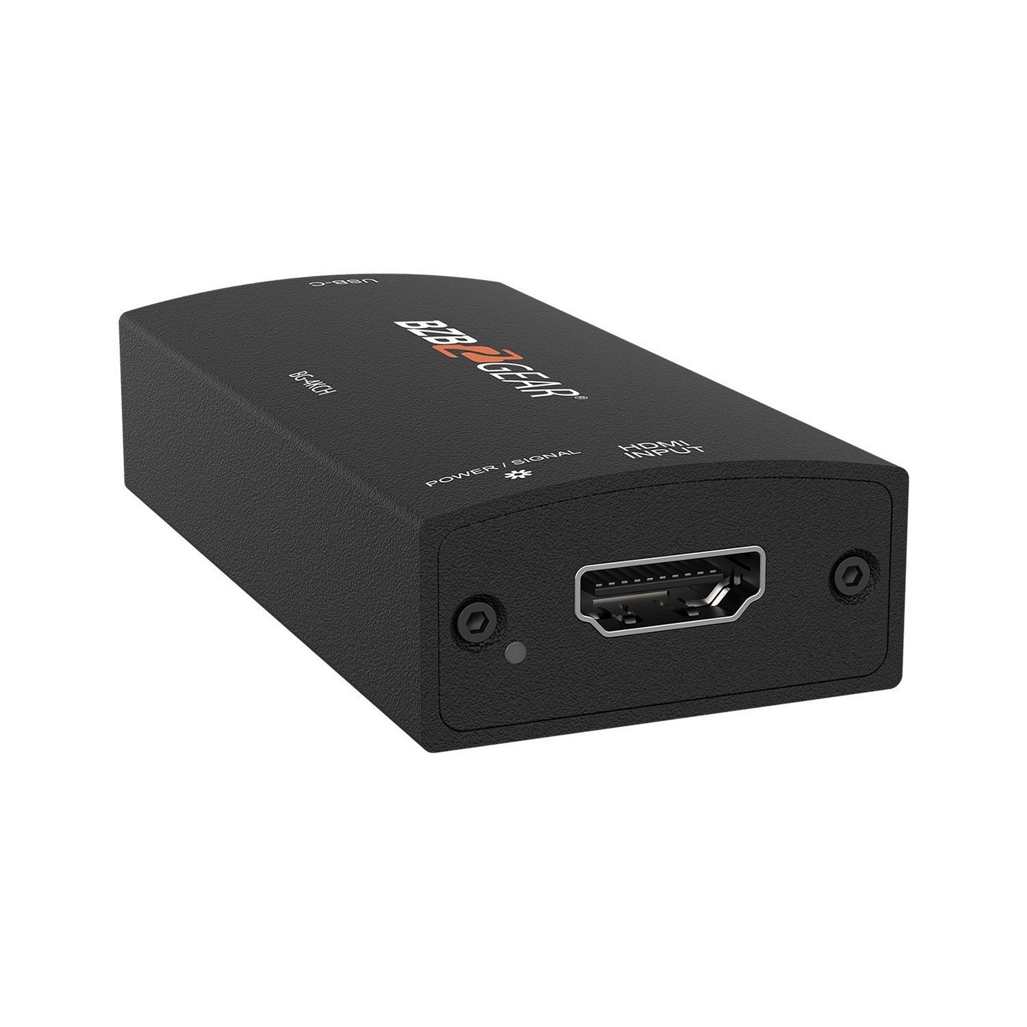 BZBGEAR High - Performance USB - C 4K Video Capture Box with Scaler for Seamless Video Recording and Streaming