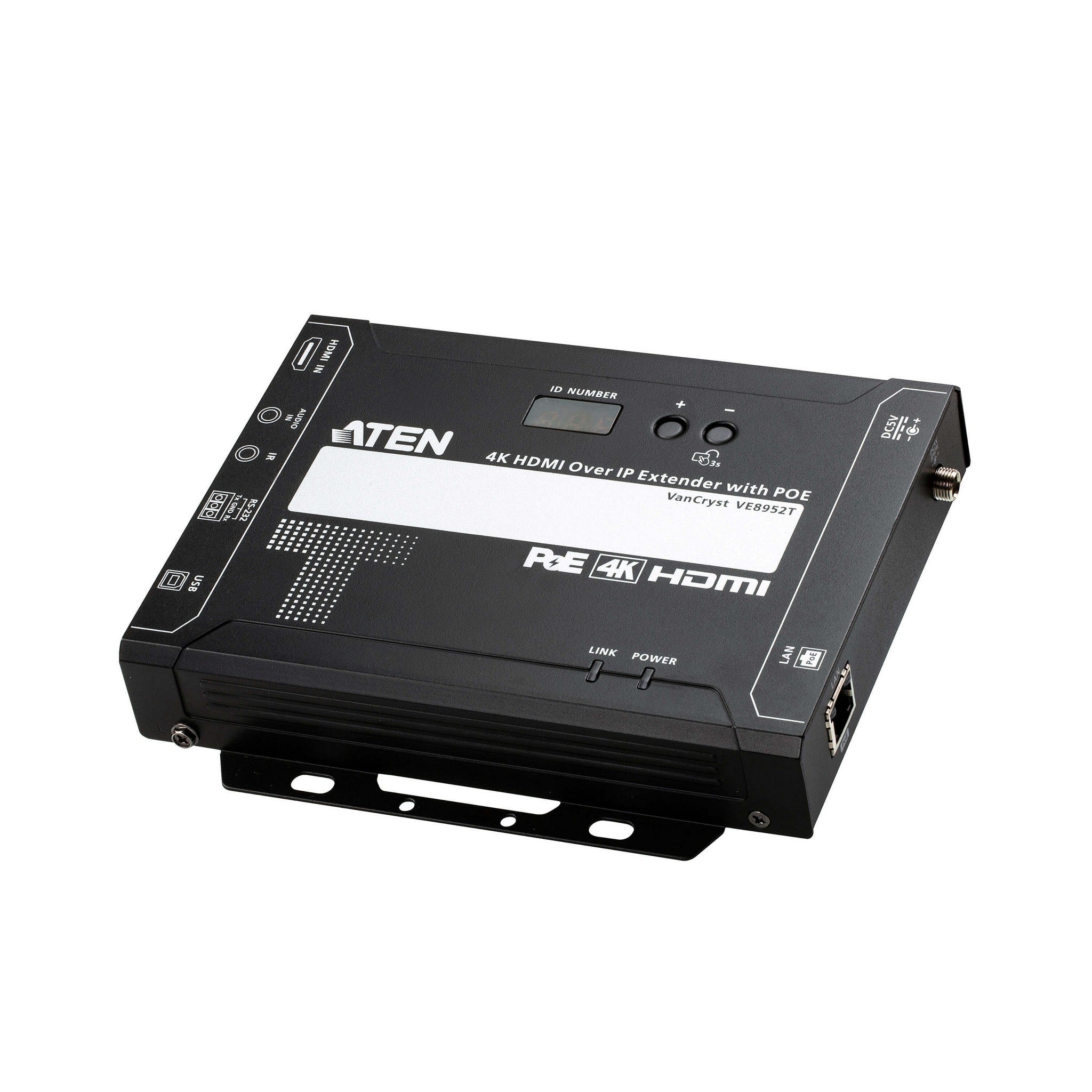 ATEN VE8952T 4K HDMI over IP Power over Ethernet (PoE) Transmitter for Long - Distance AV Signal Transmission