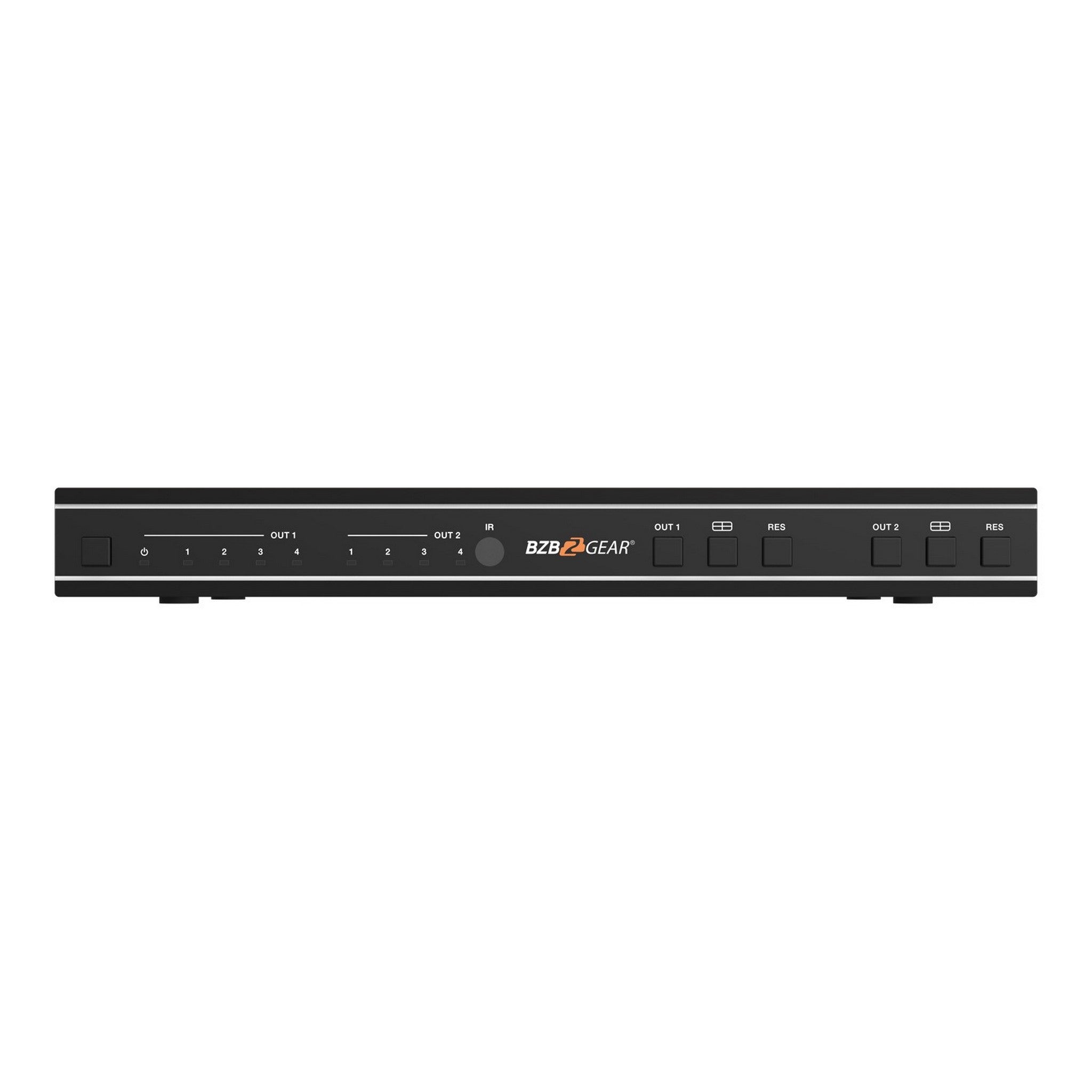 BZBGEAR Professional 4x2 Quad Multi-Viewer 4K60 18Gbps Ultra HD Video Matrix Switcher