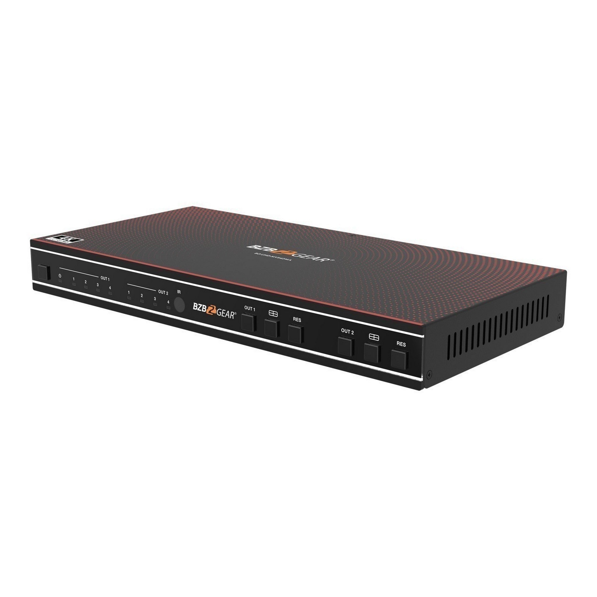 BZBGEAR Professional 4x2 Quad Multi-Viewer 4K60 18Gbps Ultra HD Video Matrix Switcher