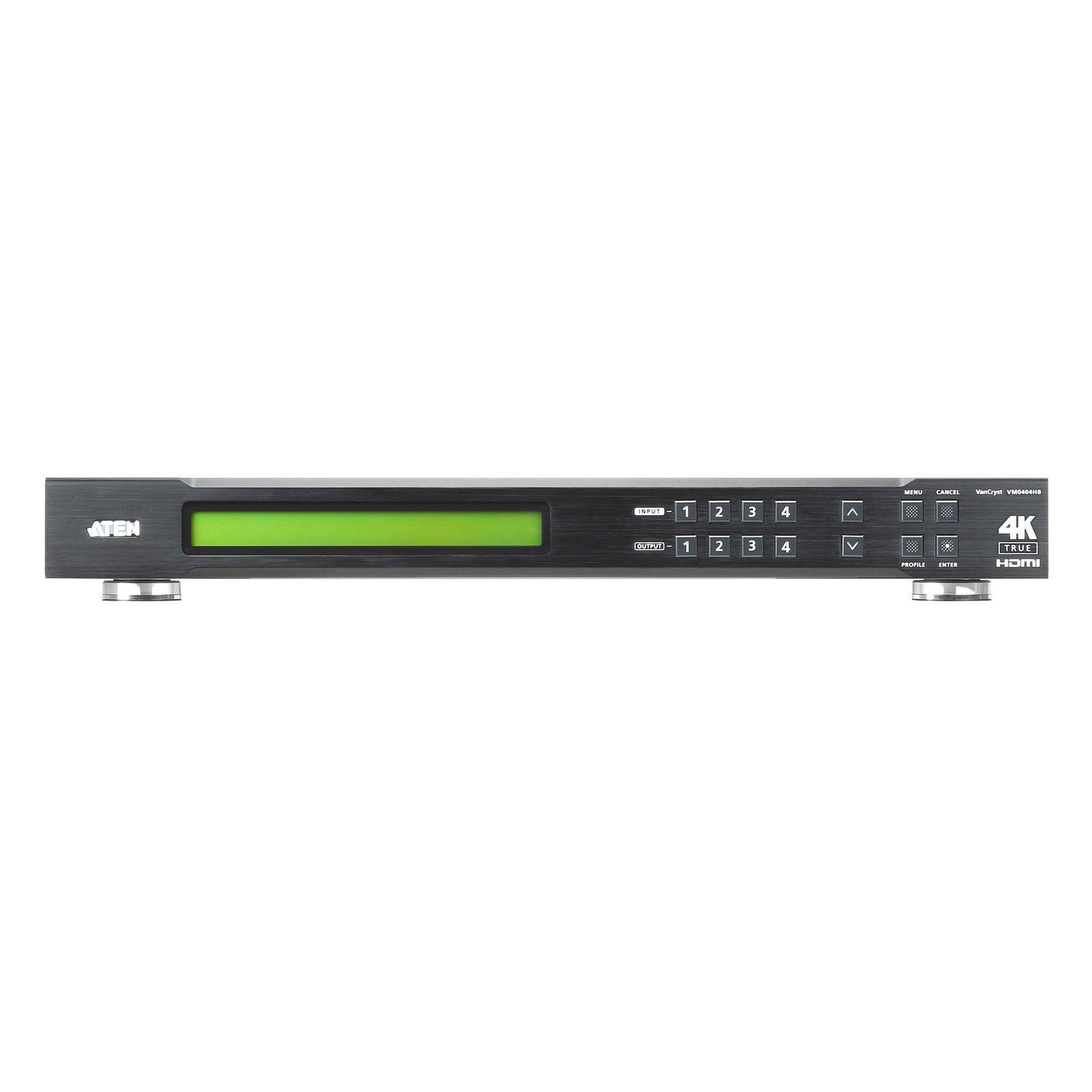ATEN VM0404HB: 4x4 True 4K Ultra-Fast HDMI Matrix Switch for Diverse Venues
