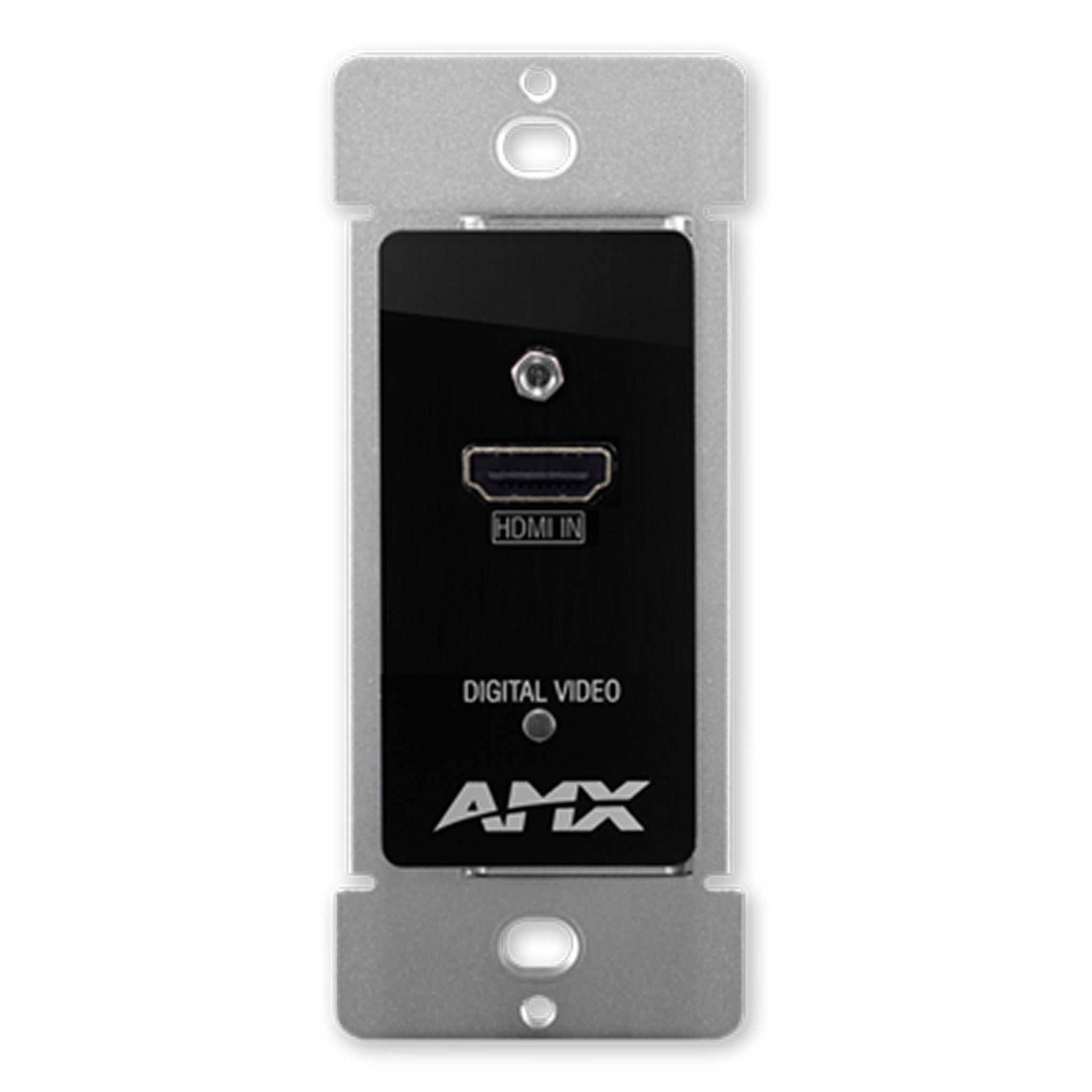 AMX DXLink 4K HDMI Decorative Style Wallplate Transmitter in Black for High - Quality Video Transmission