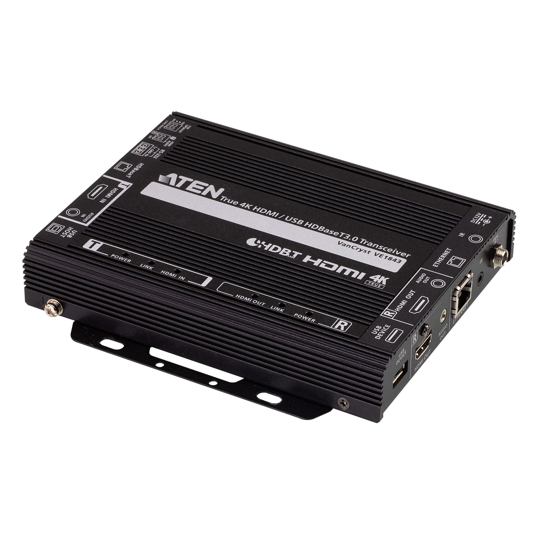 ATEN VE1843: 4K HDMI/USB HDBaseT 3.0 Zero - Latency Video Transceiver