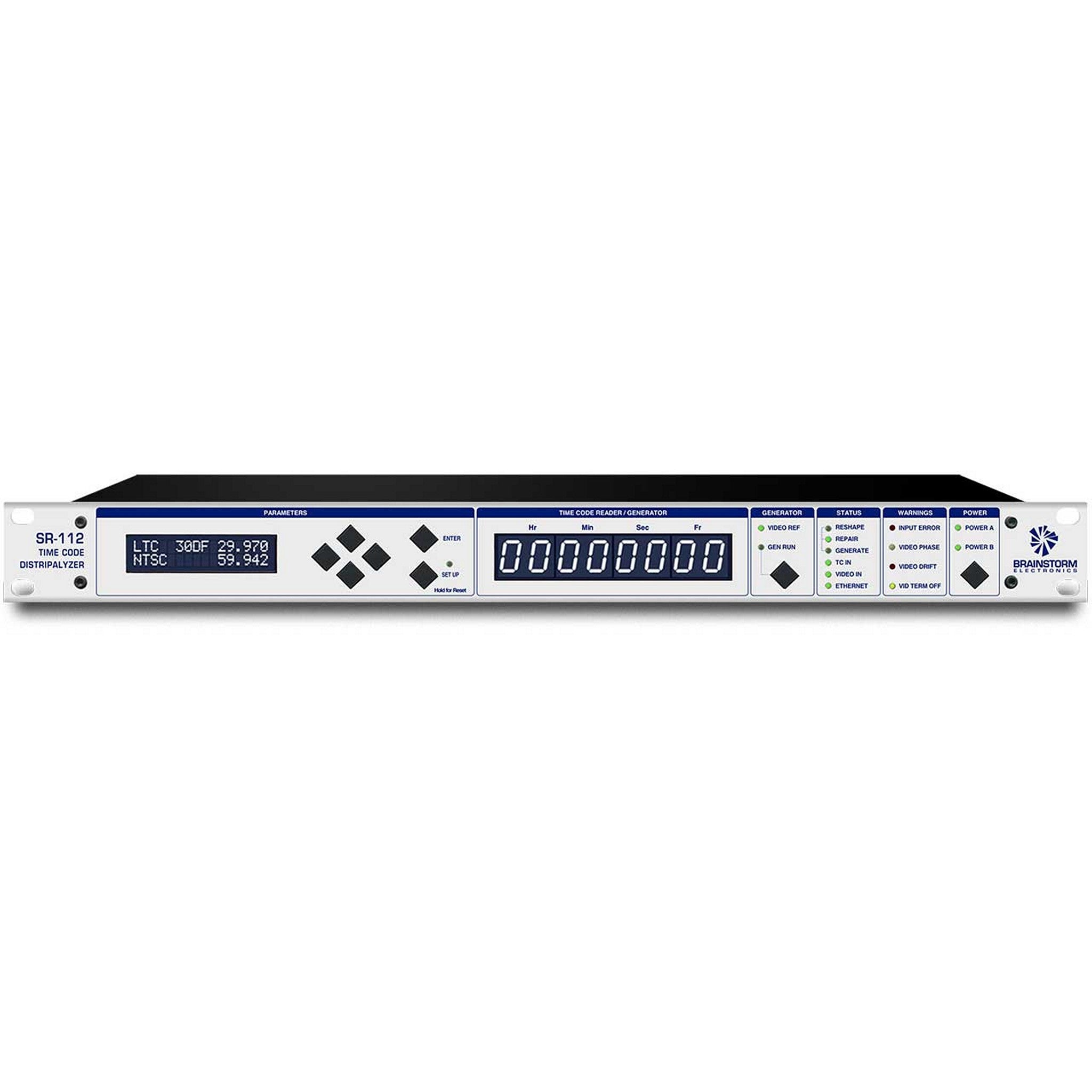 Brainstorm SR-112 Plus: Advanced Time Code Distripalyzer with Generator