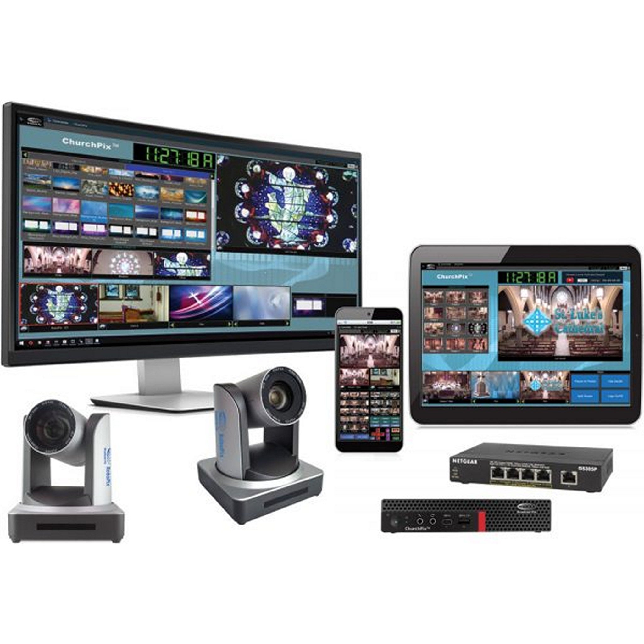 Broadcast Pix ChurchPix All-in-One PTZ Video Streaming System for Churches