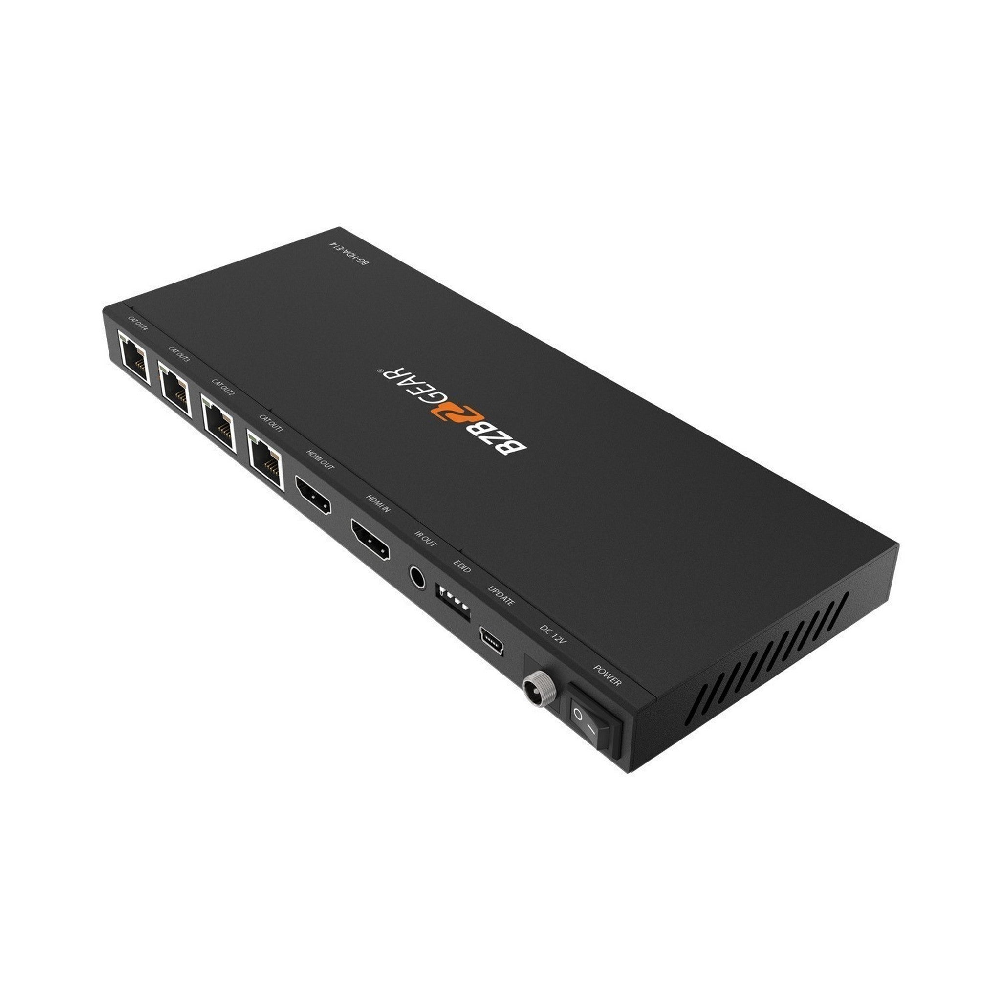 BZBGEAR BG-HDA-E14 High-Performance 1X4 1080P/4K30 HDMI Signal Splitter and Distribution Amplifier for Multiple Display Setups