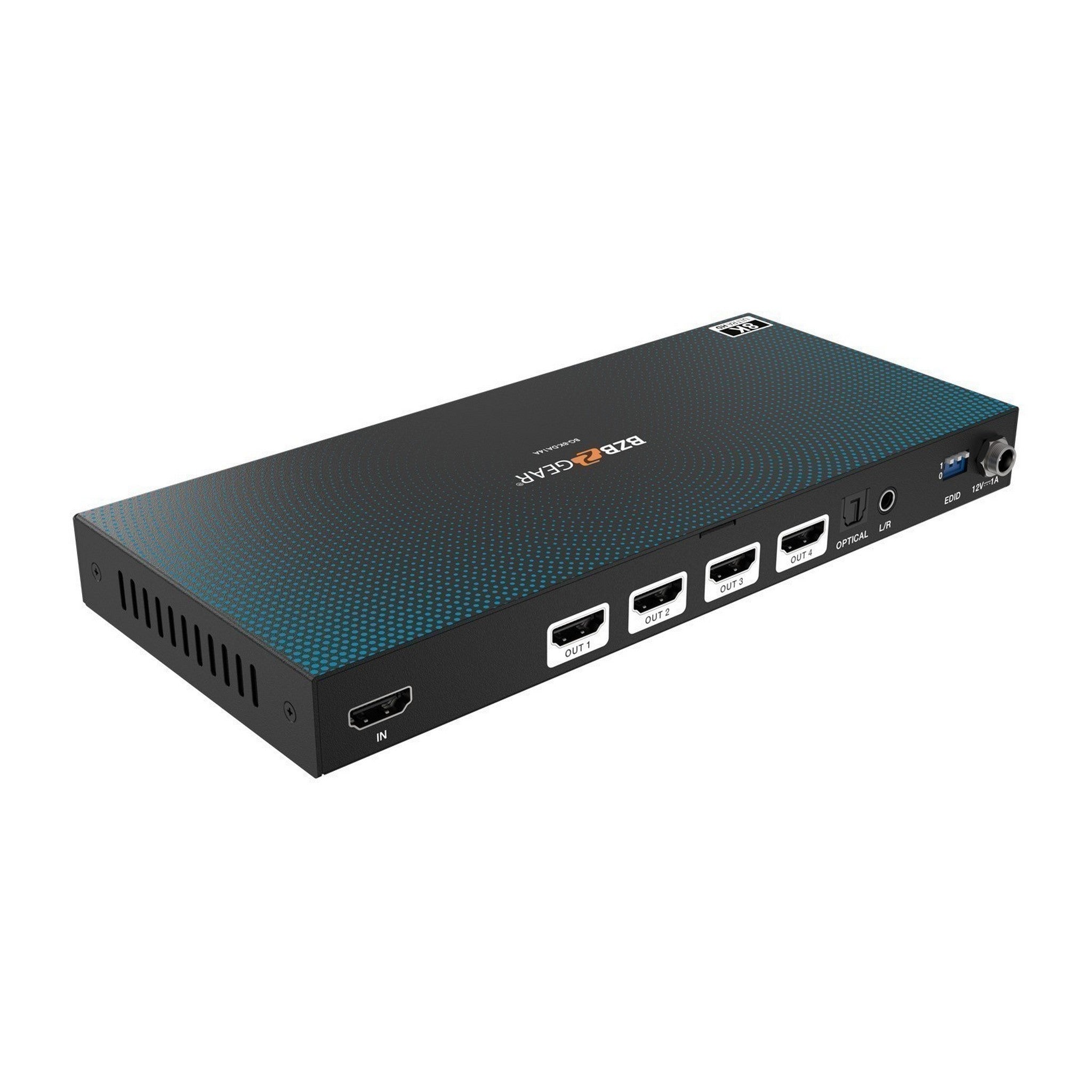 BZBGEAR 8K 60Hz 1x4 HDMI Splitter for High - Quality Video Sharing