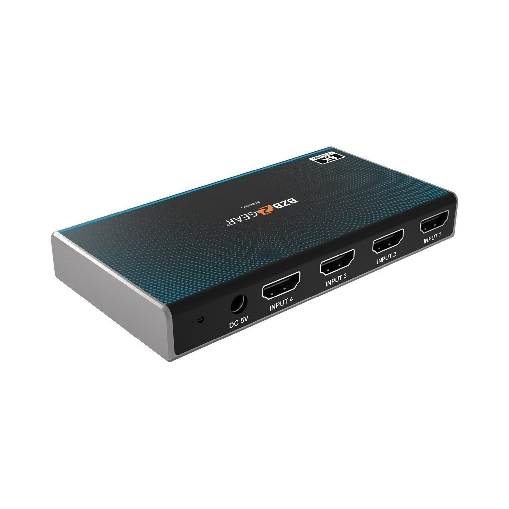 BZBGEAR 4x1 8K 60Hz HDMI 2.1 Video Switcher for Multiple Source Devices