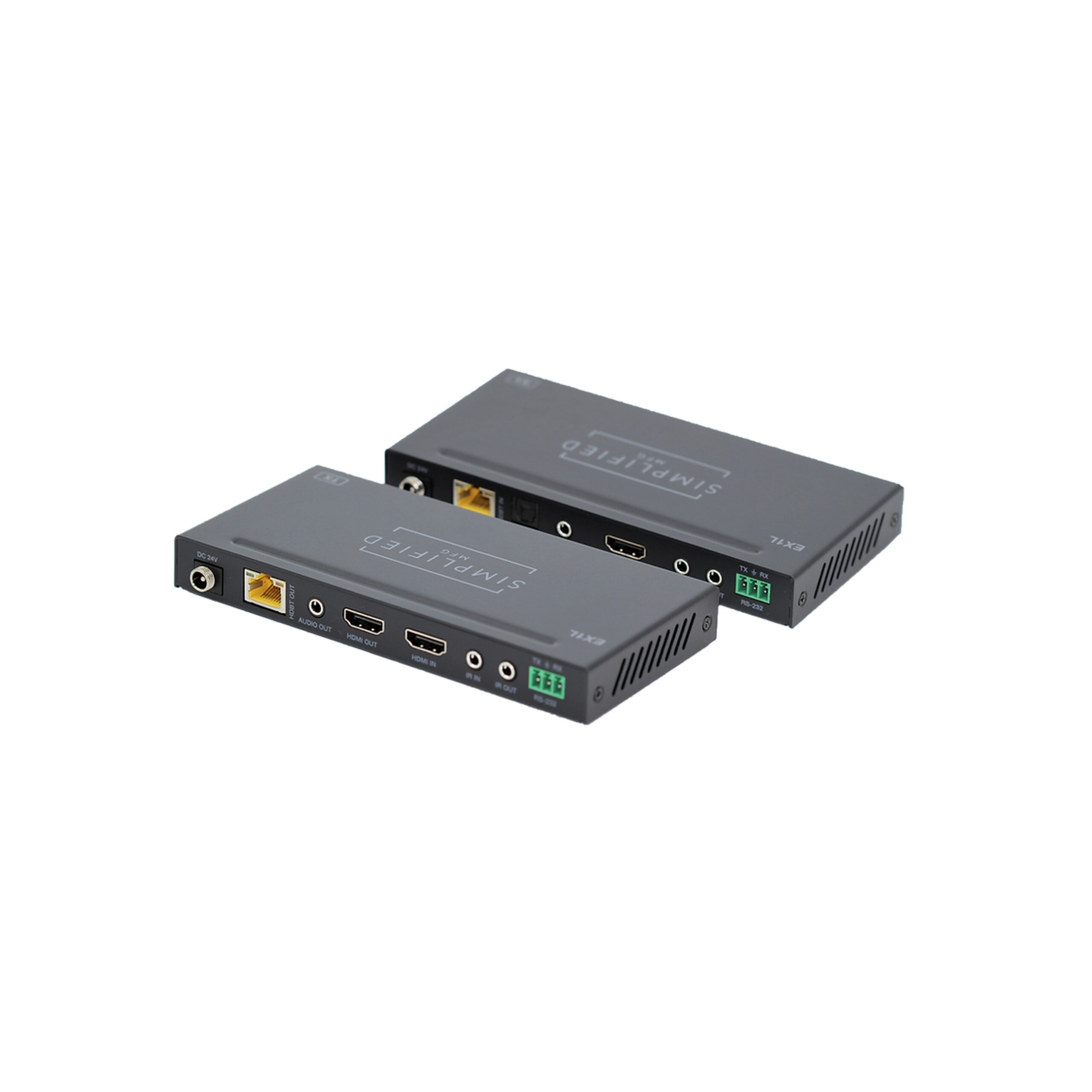 Simplified Manufacturing EX1L High - Speed 4K HDMI/Cat6, 18Gbps Signal Extender for Long - Distance Display Transmission