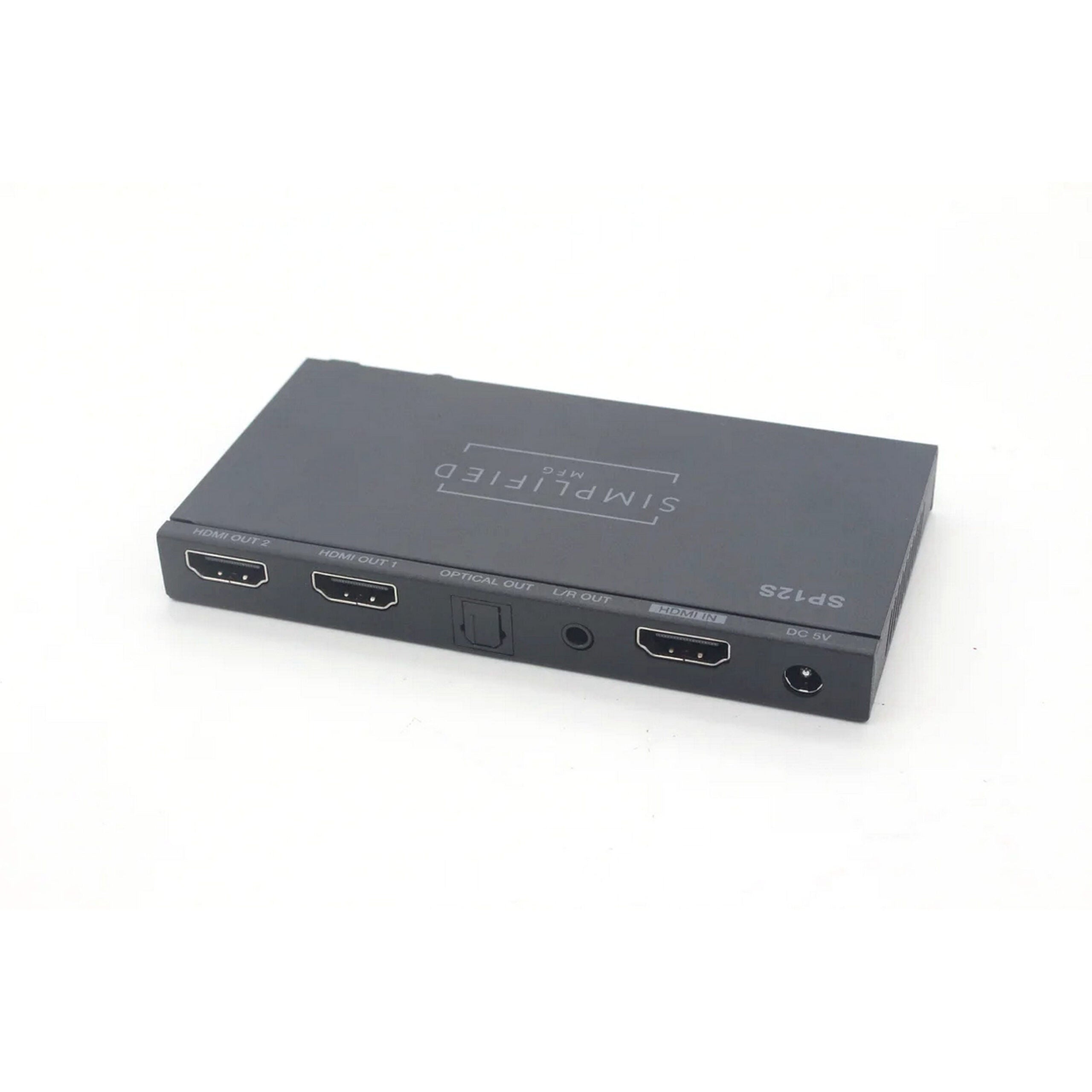 Simplified MFG SP12S High - Speed 18Gbps 1 x 2 HDMI Video Splitter with Scaling Function for 4K/UHD Displays