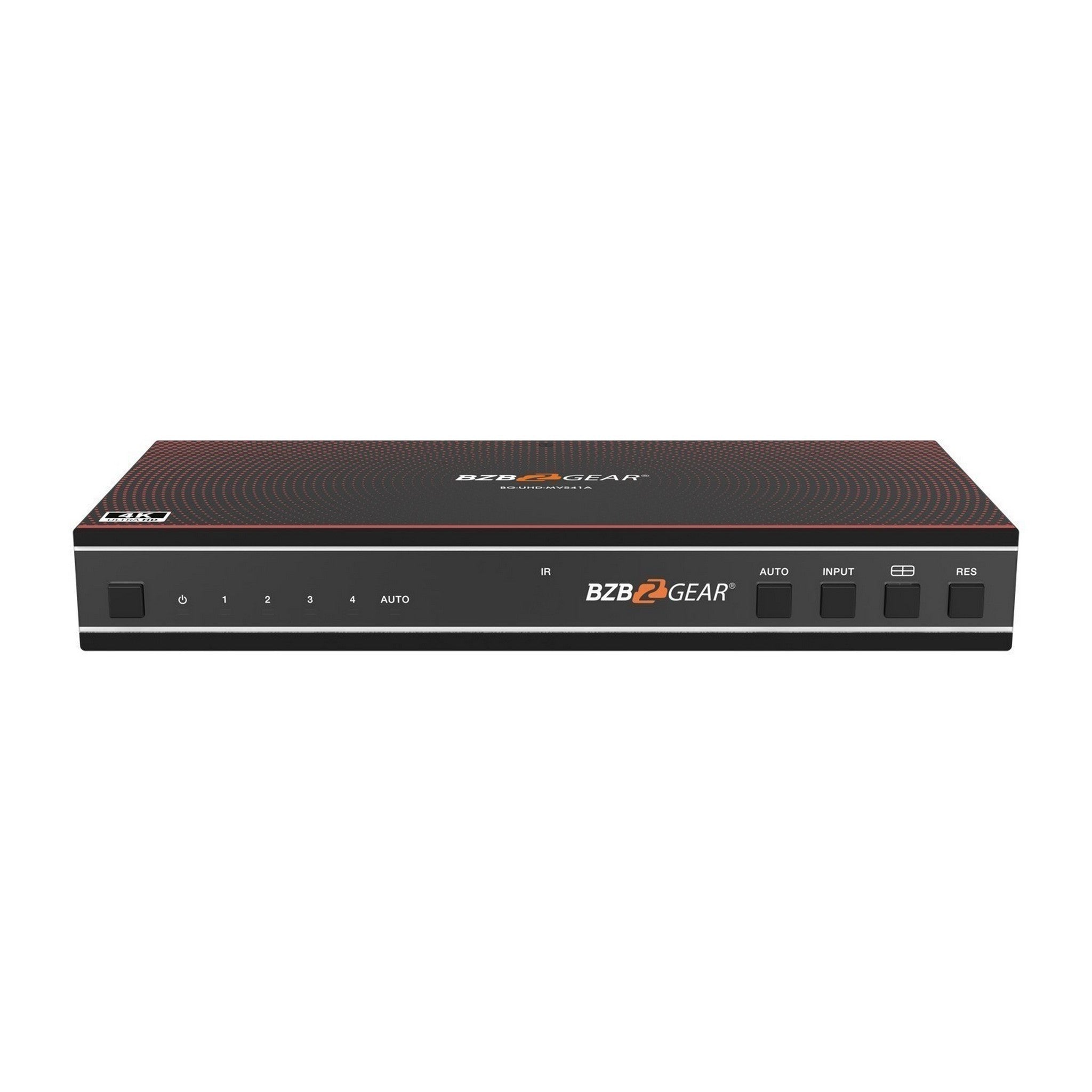 BZBGEAR BG-UHD-MVS41A High-Speed 18Gbps 4K60 4x1 Quad Multi-Viewer Ultra HD Video Switcher Device
