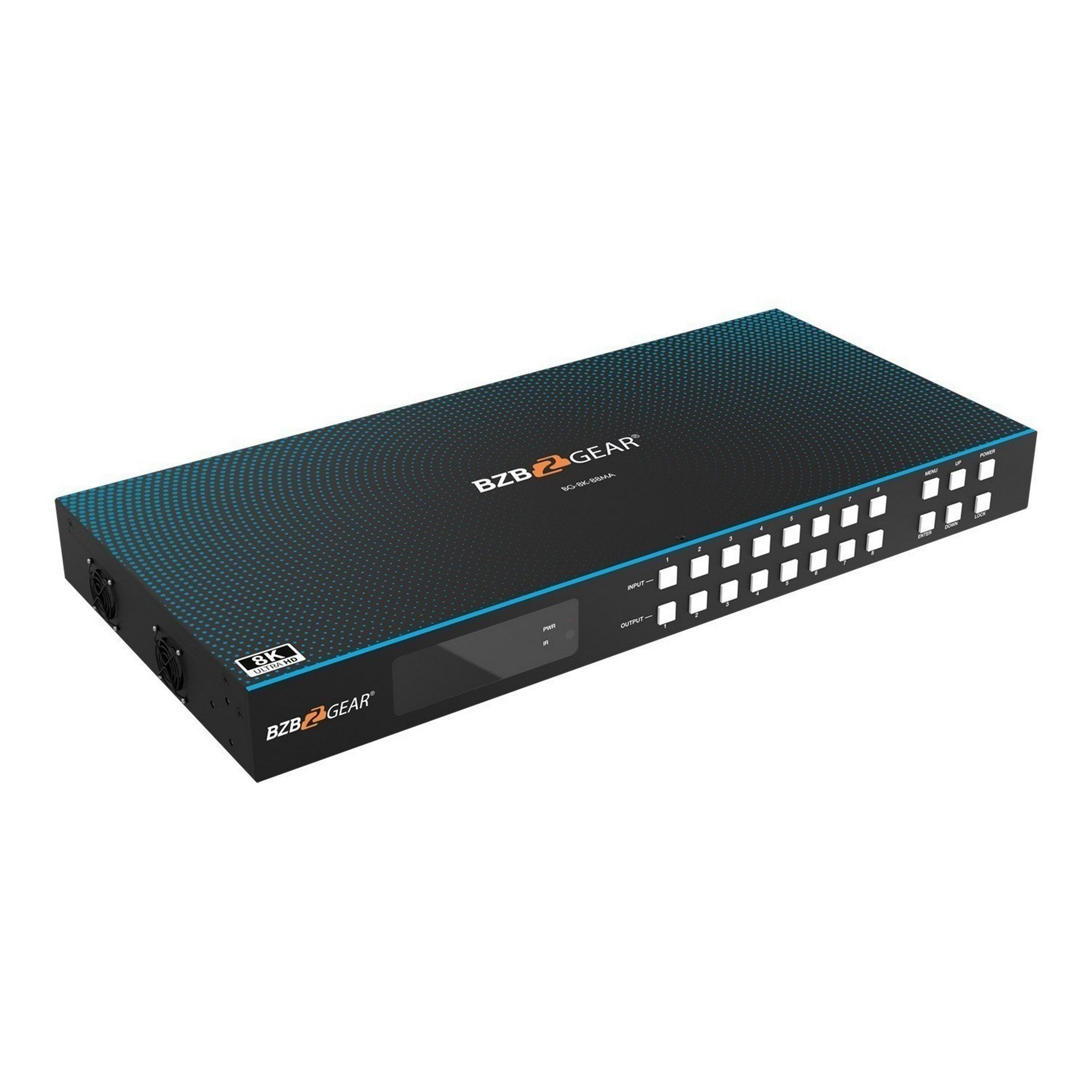 BZBGEAR 8x8 8K 60Hz HDMI Matrix Switch - BG-8K-88MA for High - Quality Audio and Video Distribution