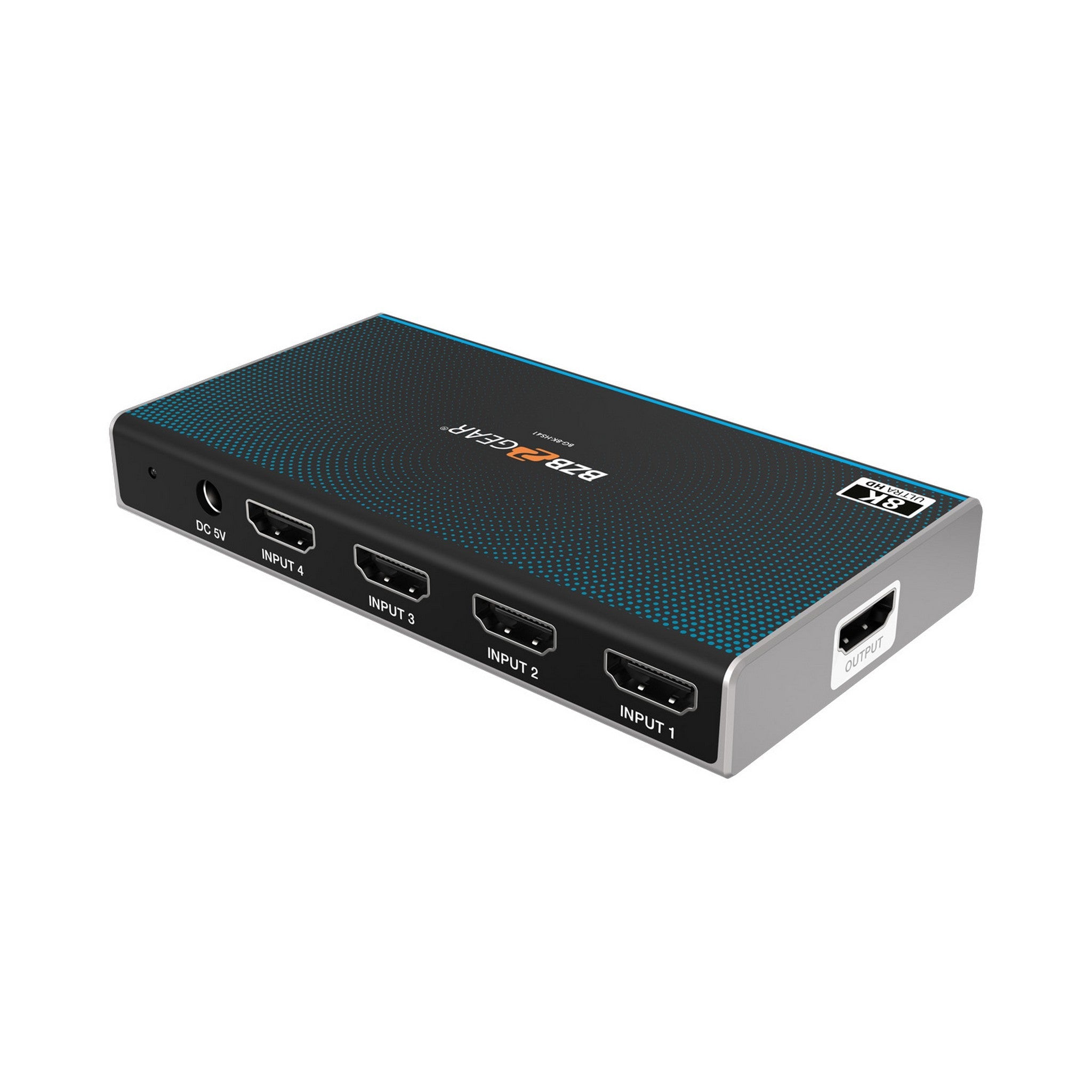 BZBGEAR 4x1 8K 60Hz HDMI 2.1 Video Switcher for Multiple Source Devices