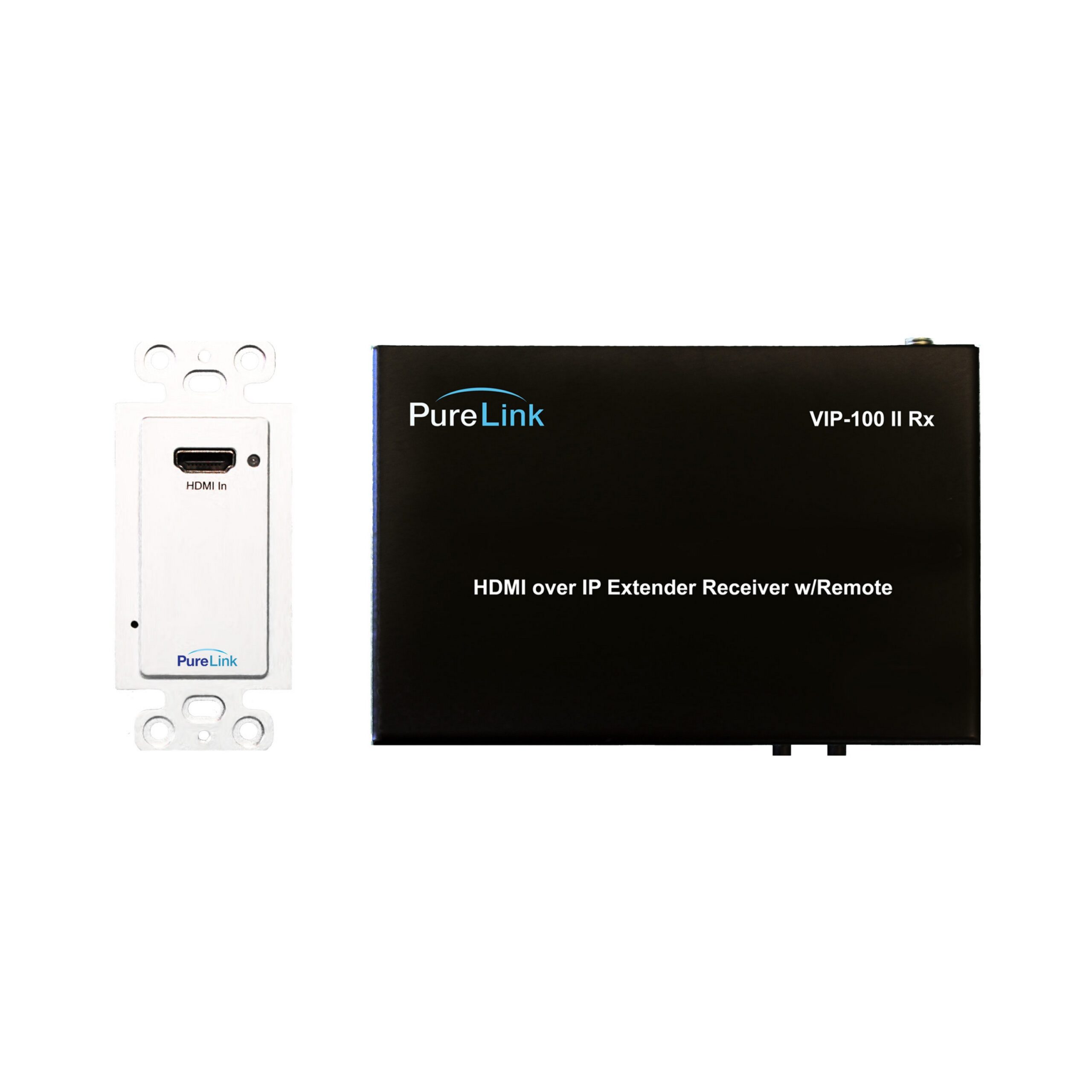PureLink VIP-EXT-100-1 Complete Full HD 1080P HDMI over IP Extension System Equipped with Wallplate Transmitter