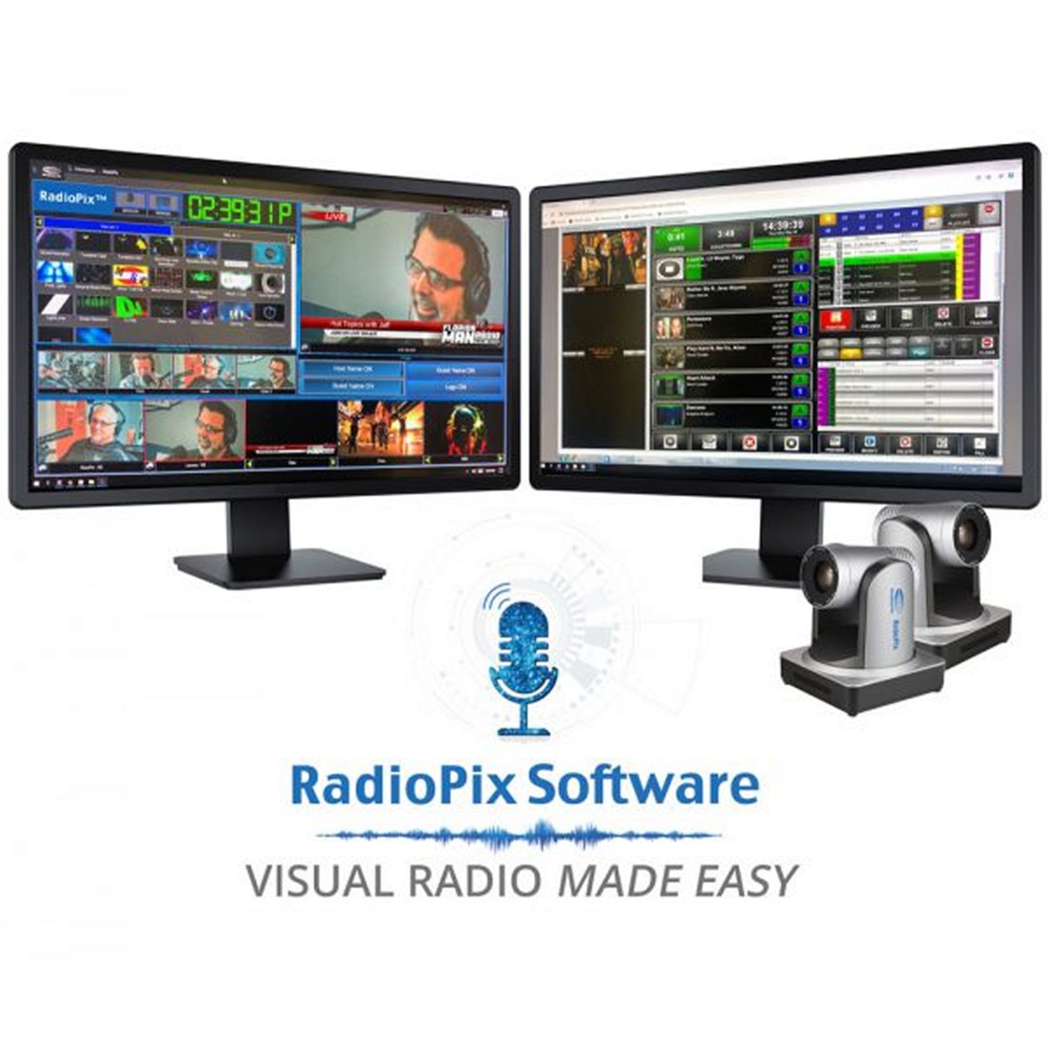 Broadcast Pix RadioPix Pan-Tilt-Zoom (PTZ) Video Streaming System for Radio Stations