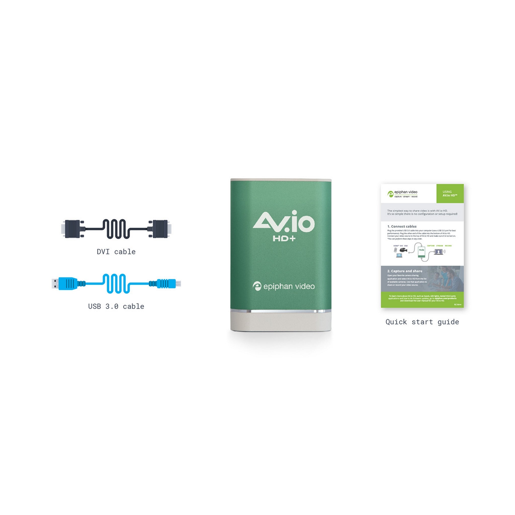 Epiphan AV.io HD+ HDMI to USB 1080p Low-Latency Video Grabber
