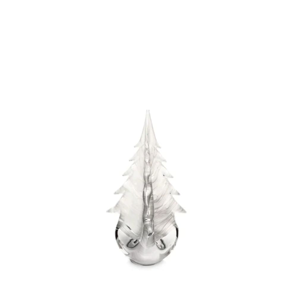 Simon Pearce Handmade Snowdrift Evergreen Glass Tree in Gift Box