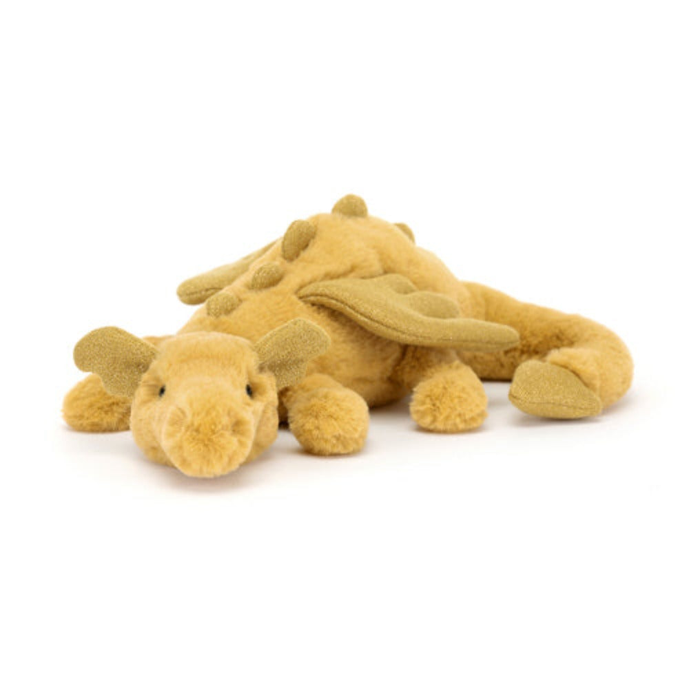 Adorable Jellycat Soft Stuffed Golden Dragon Plush Toy
