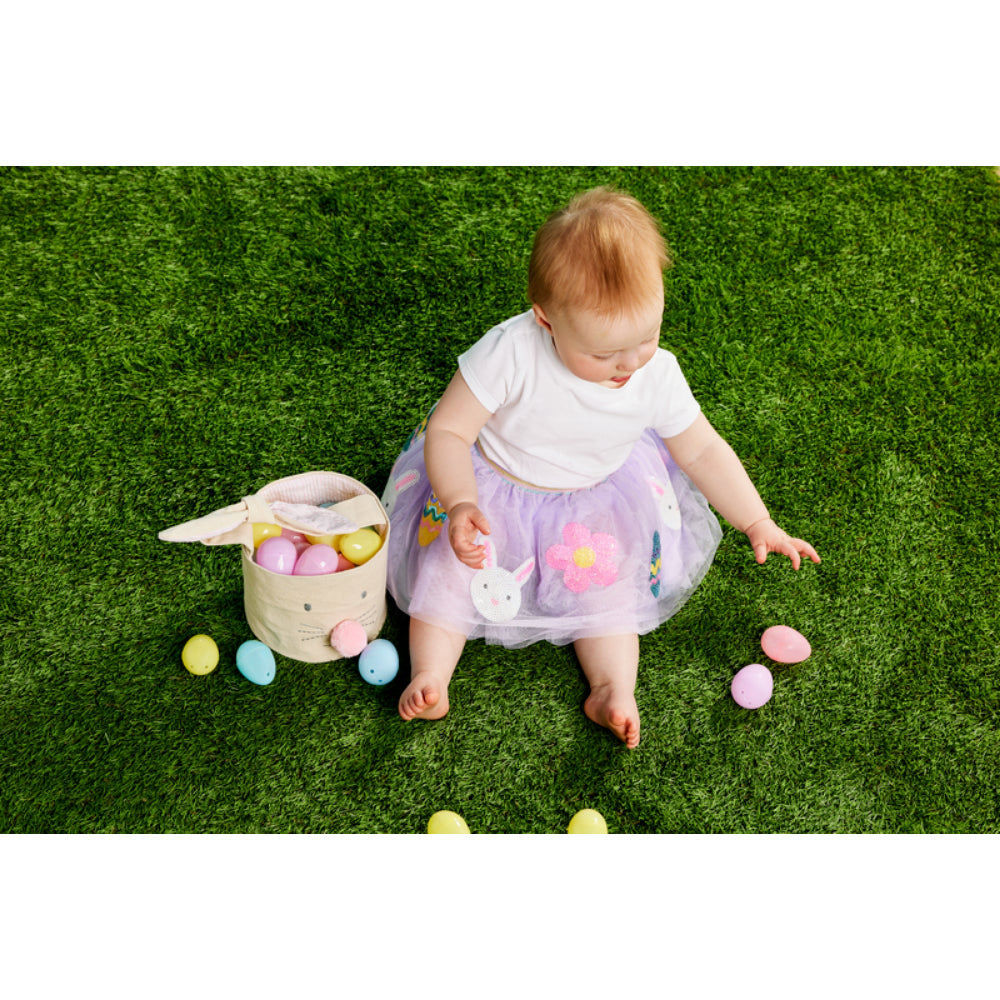 Mud Pie Sequined Mesh Tutu for Easter Celebrations